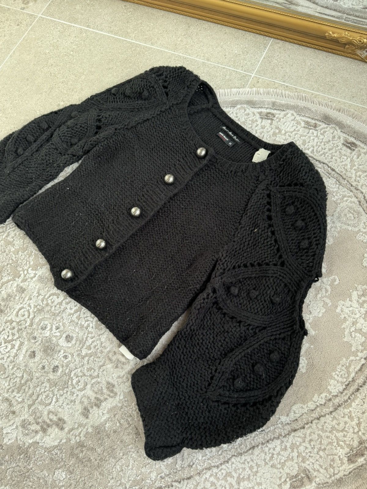 Miss Sixty Archival Napoleon Miss Sixty Hand-Made Knit Cardigan Y2K Size M / US 6-8 / IT 42-44 - 3 Thumbnail