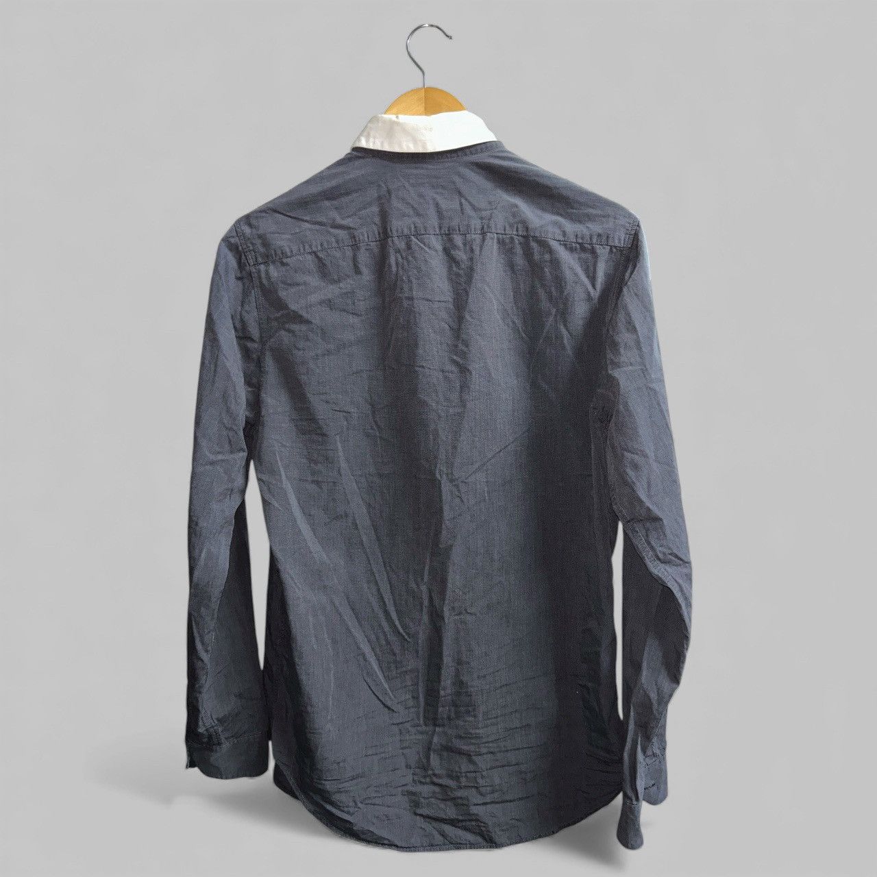 A.P.C. Rue De Fleurus Paris Double Collar Button Up Longsleeve Size US S / EU 44-46 / 1 - 4 Thumbnail