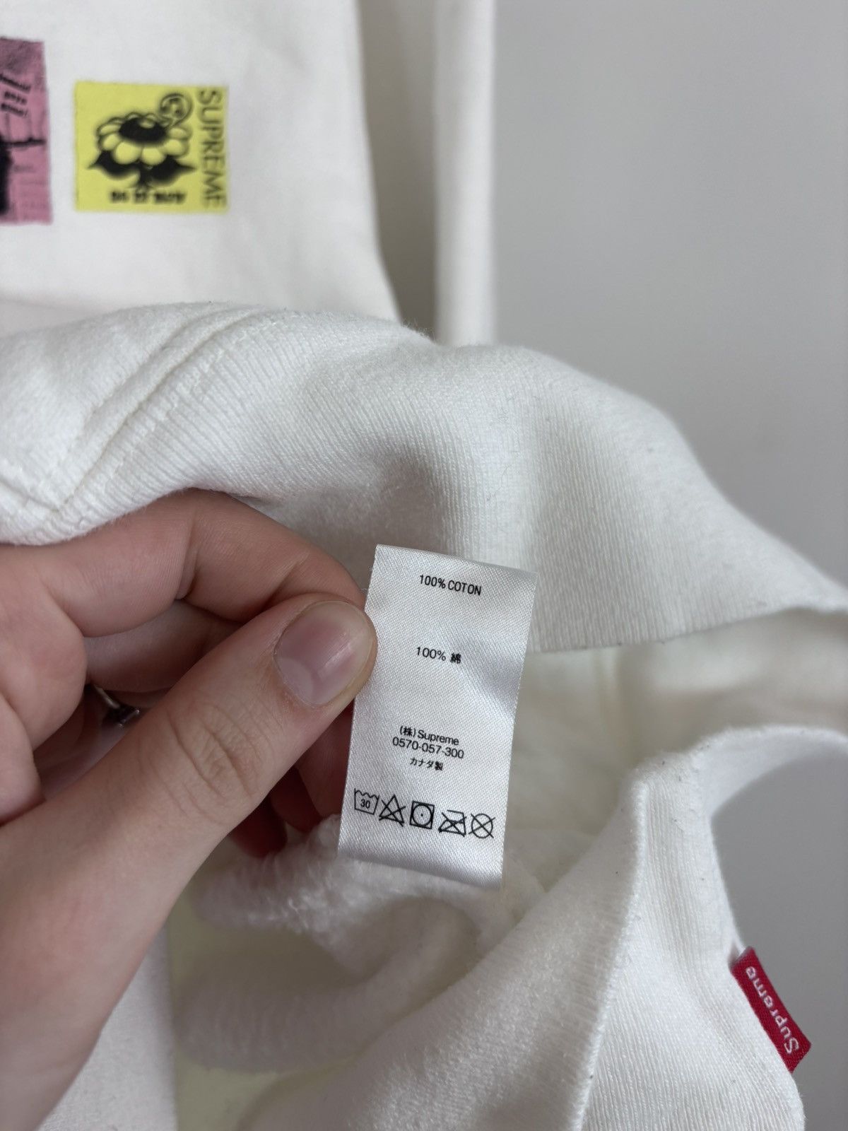 Supreme Supreme Bless The Land Of Fuck White Hoodie Sweatshirt Size US S / EU 44-46 / 1 - 17 Thumbnail