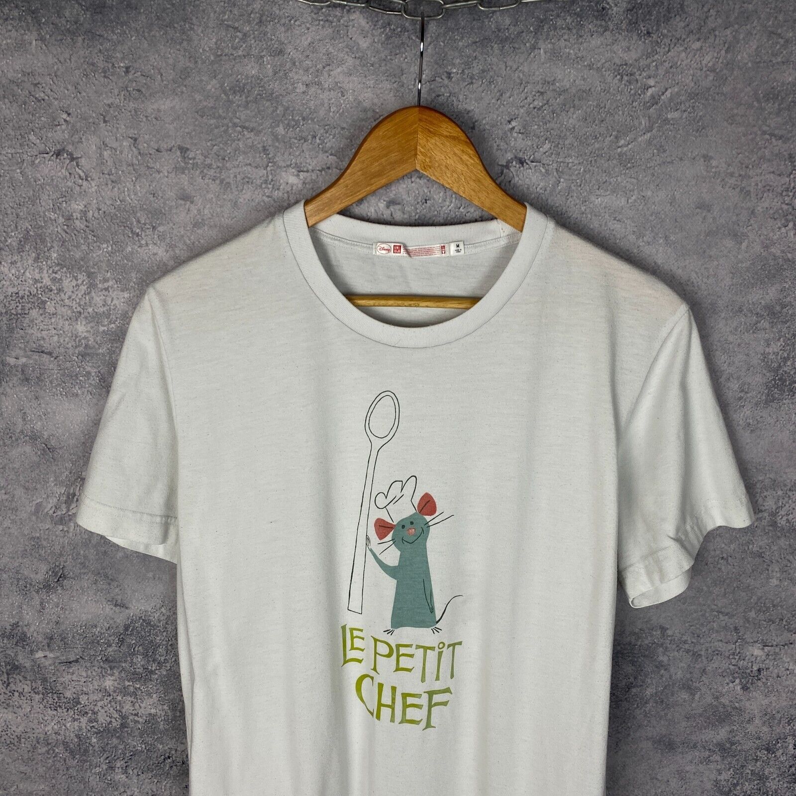 Uniqlo UniQlo Disney Tee Le Petit Chef Men's Size M White ` Size US M / EU 48-50 / 2 - 2 Thumbnail