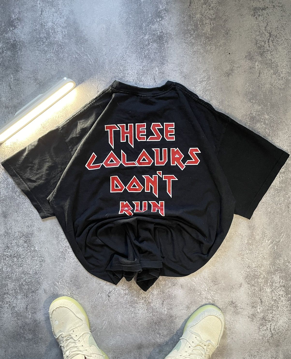 Band Tees Vintage 00s Iron Maiden ‘These Colours Don’t Run’ Band Tee Size US XL / EU 56 / 4 - 8 Thumbnail