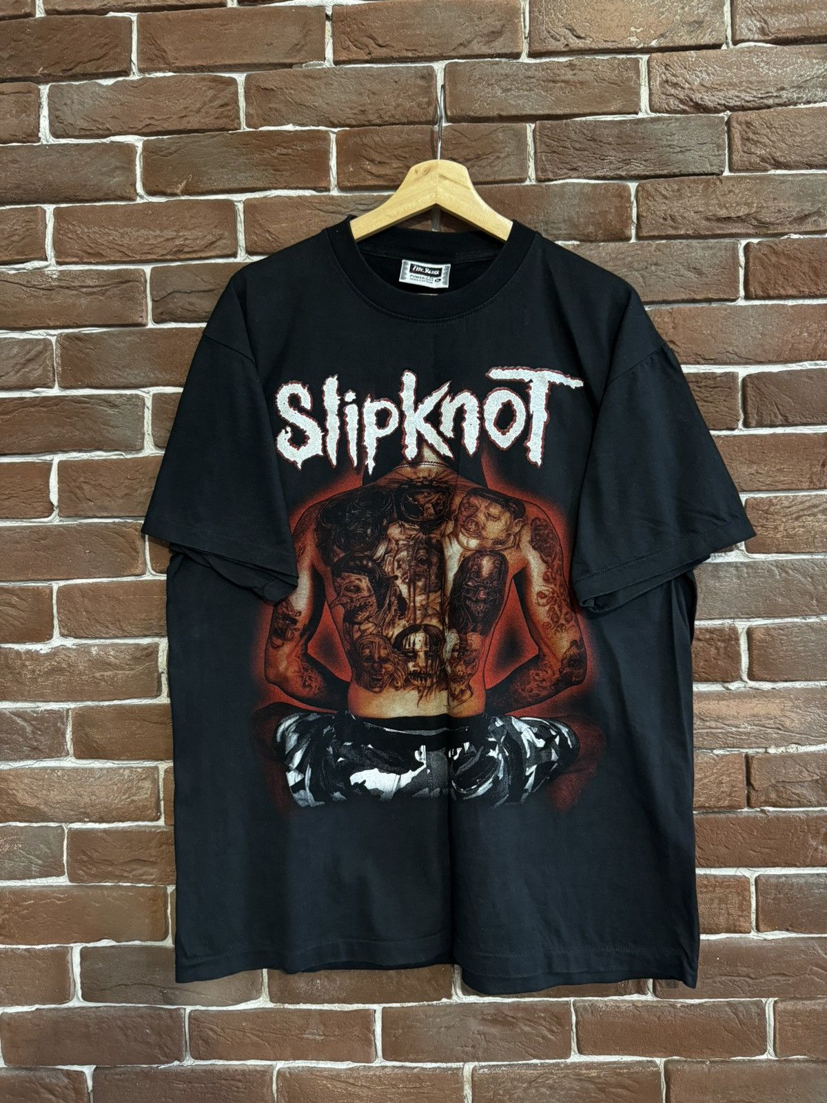 Rare Vintage 00s Slipknot Masks Numetal Band Tee Y2K XL