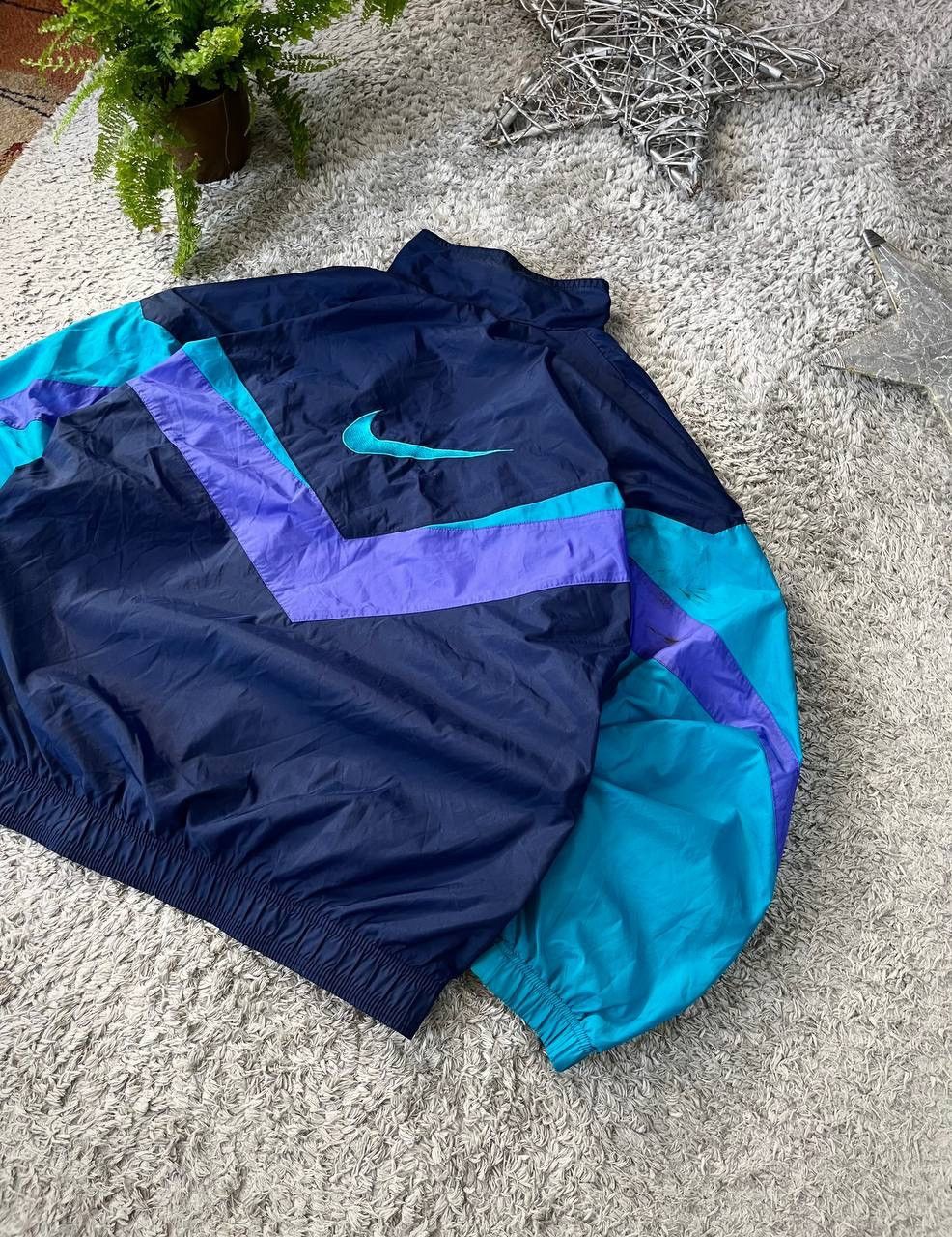 Vintage 90s Nike Big Logo Jacket Swoosh Rare