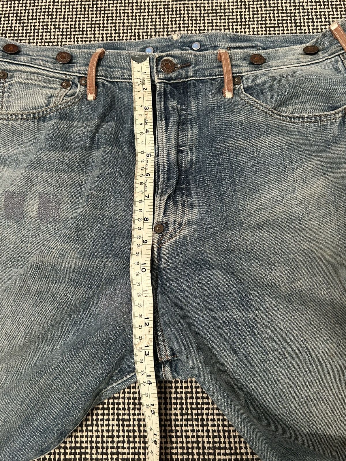 Levi's Vintage Clothing Vintage Selvedge Levis buckleback patch denim 32x32 Size US 32 / EU 48 - 12 Thumbnail