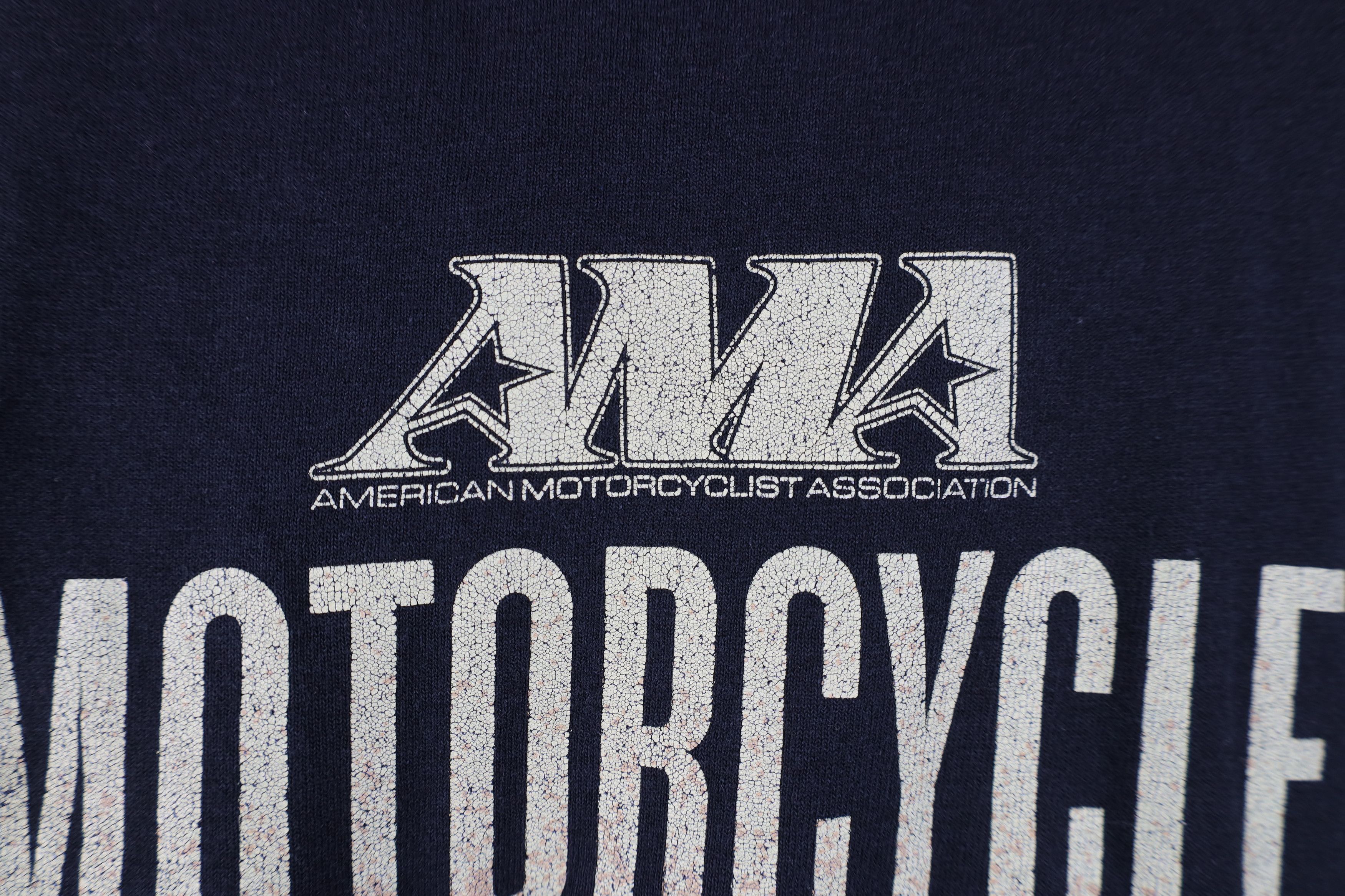 Vintage Vintage Spell Out AMA Motorcycle Hall of Fame Pocket T-Shirt Size US XXL / EU 58 / 5 - 12 Thumbnail