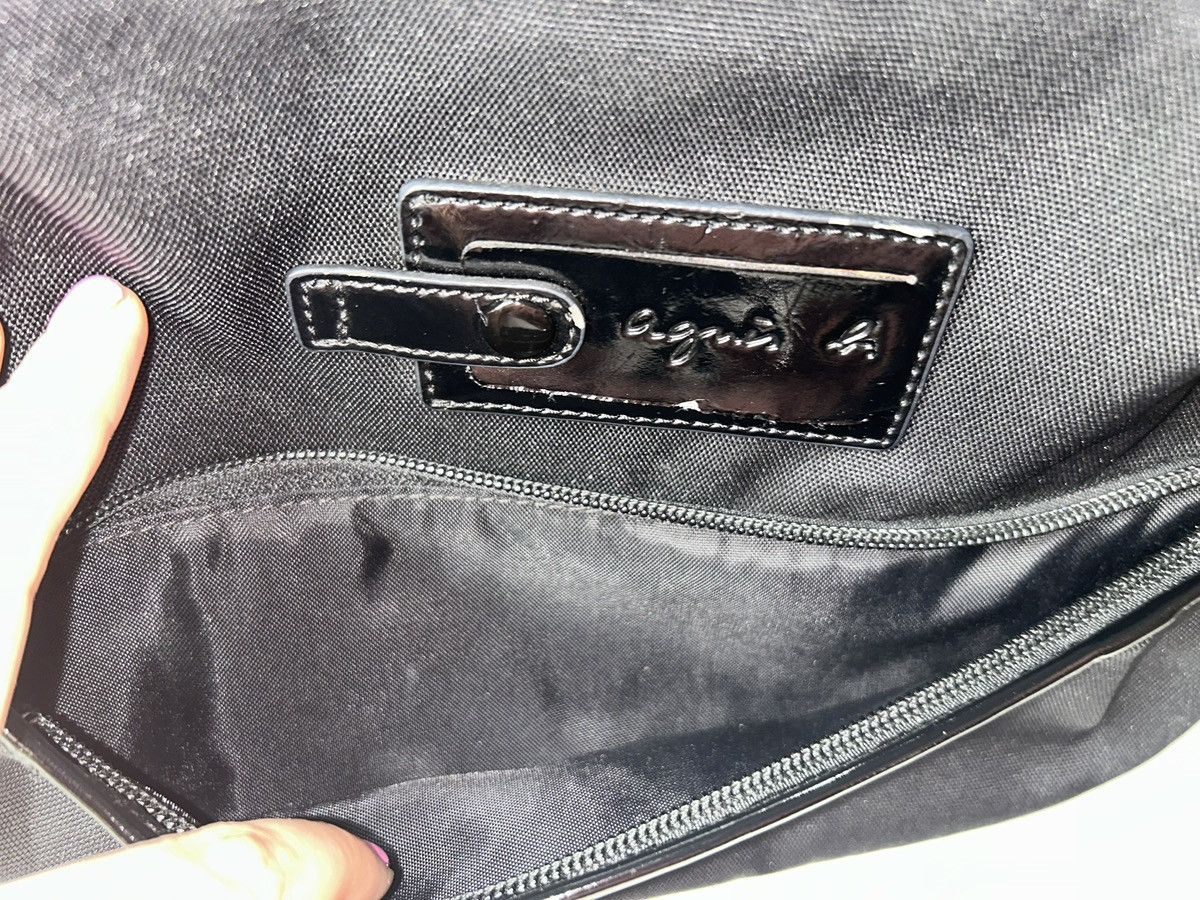 agnes b. Agnes B. Vintage Black Nylon Crossbody Bag (project piece) Size ONE SIZE - 2 Thumbnail