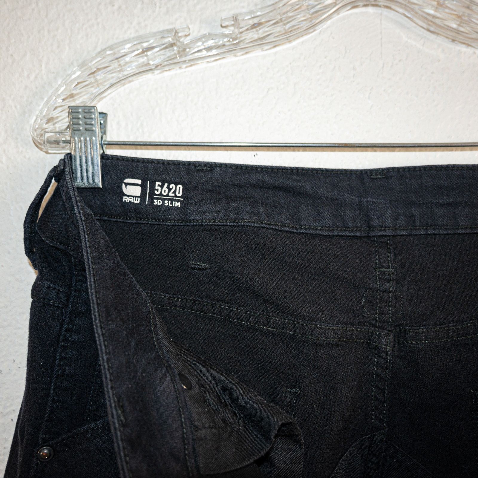 G-Star G-Star RAW 5620 3D Slim Denim Jeans in Black size 33 Size US 33 - 8 Thumbnail
