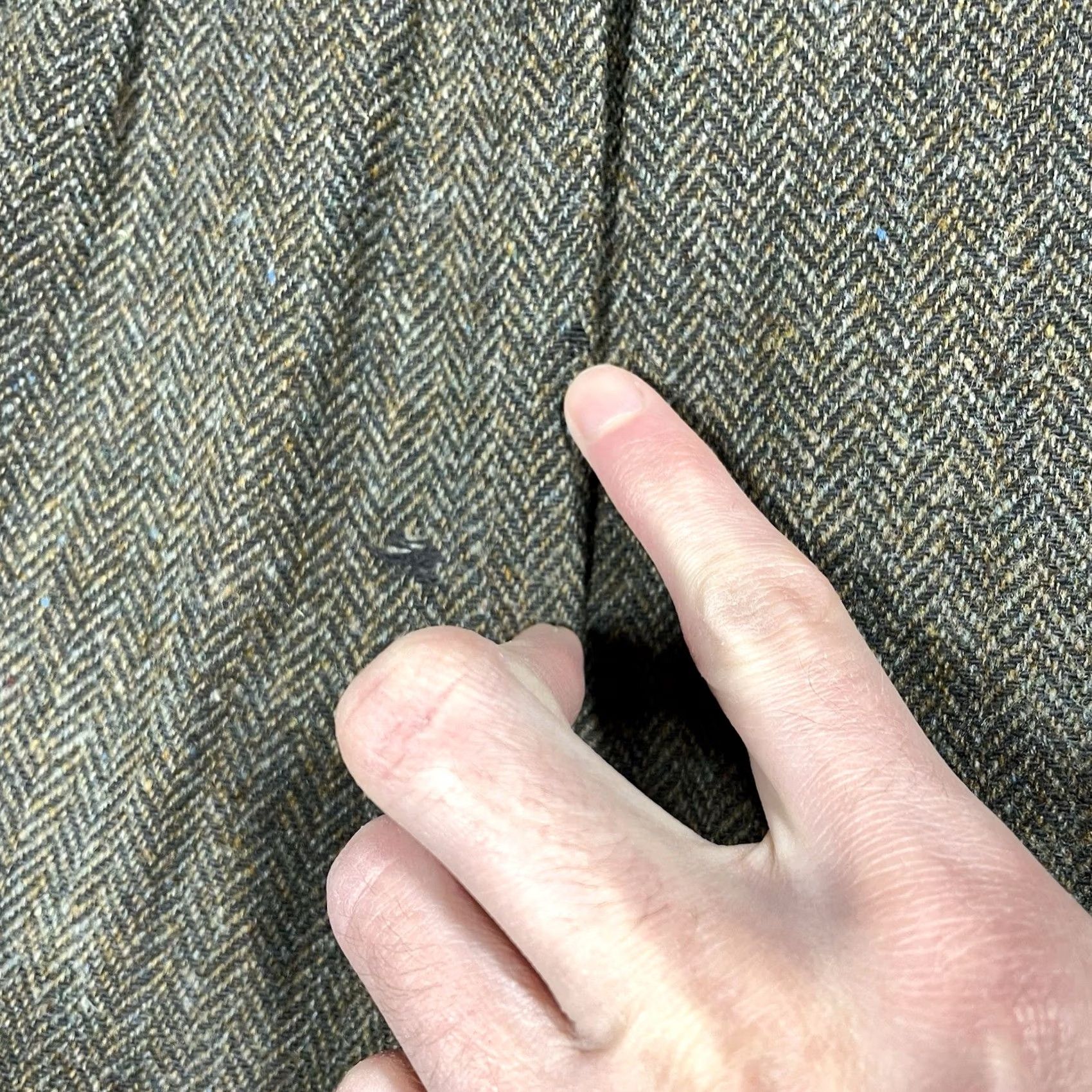 Polo Ralph Lauren VINTAGE Polo Ralph Lauren Pants 36x34 Tweed Wool Cotton 80s 90s Mens Size US M / EU 48-50 / 2 - 6 Thumbnail