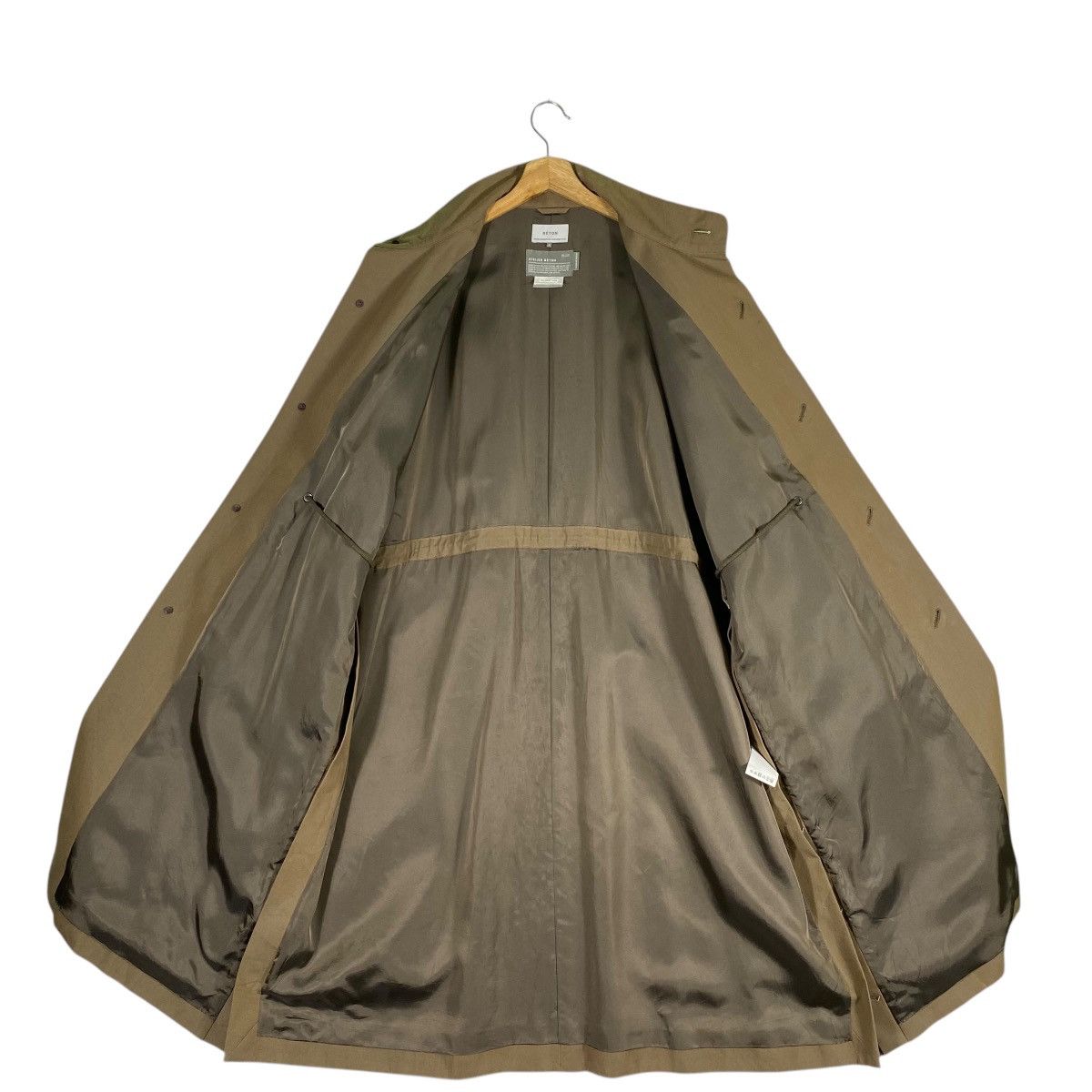 Designer × Japanese Brand × Other Atelier Beton Long Jacket Button Size 3 (L) Brown Colour Size US L / EU 52-54 / 3 - 5 Thumbnail