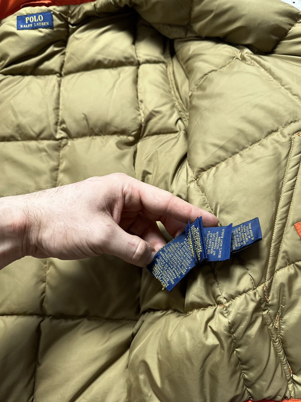 Polo Ralph Lauren Rare Polo Ralph Lauren Cold Down Puffer Y2K Jacket Size M / US 6-8 / IT 42-44 - 9 Thumbnail
