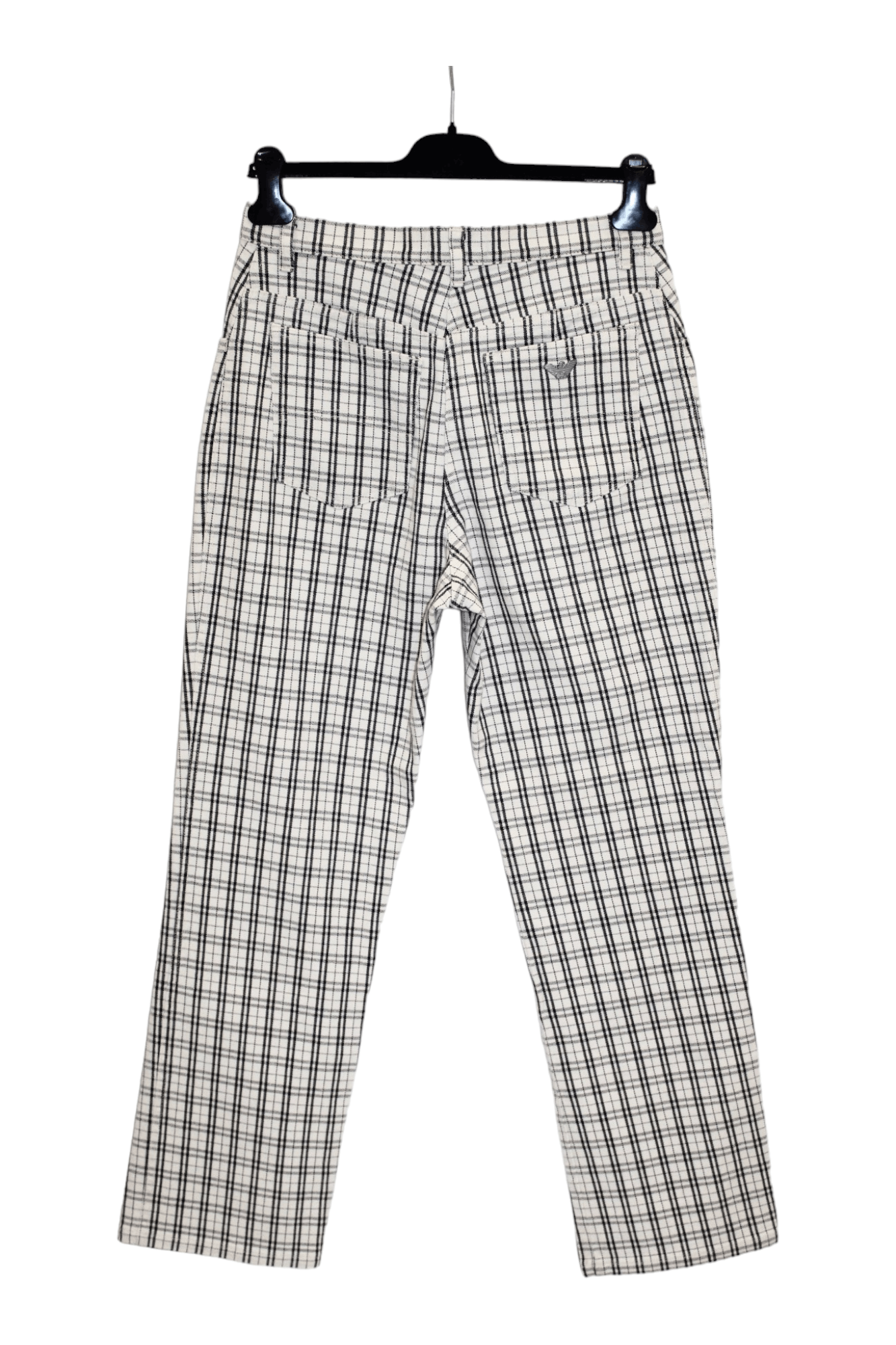 Giorgio Armani Giorgio Armani Jeans Nova Check Straight Leg Denim Pants Size US 31 - 1 Thumbnail