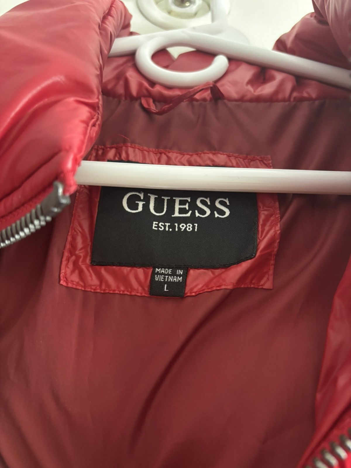 Guess Red guess coat Size US L / EU 52-54 / 3 - 3 Thumbnail