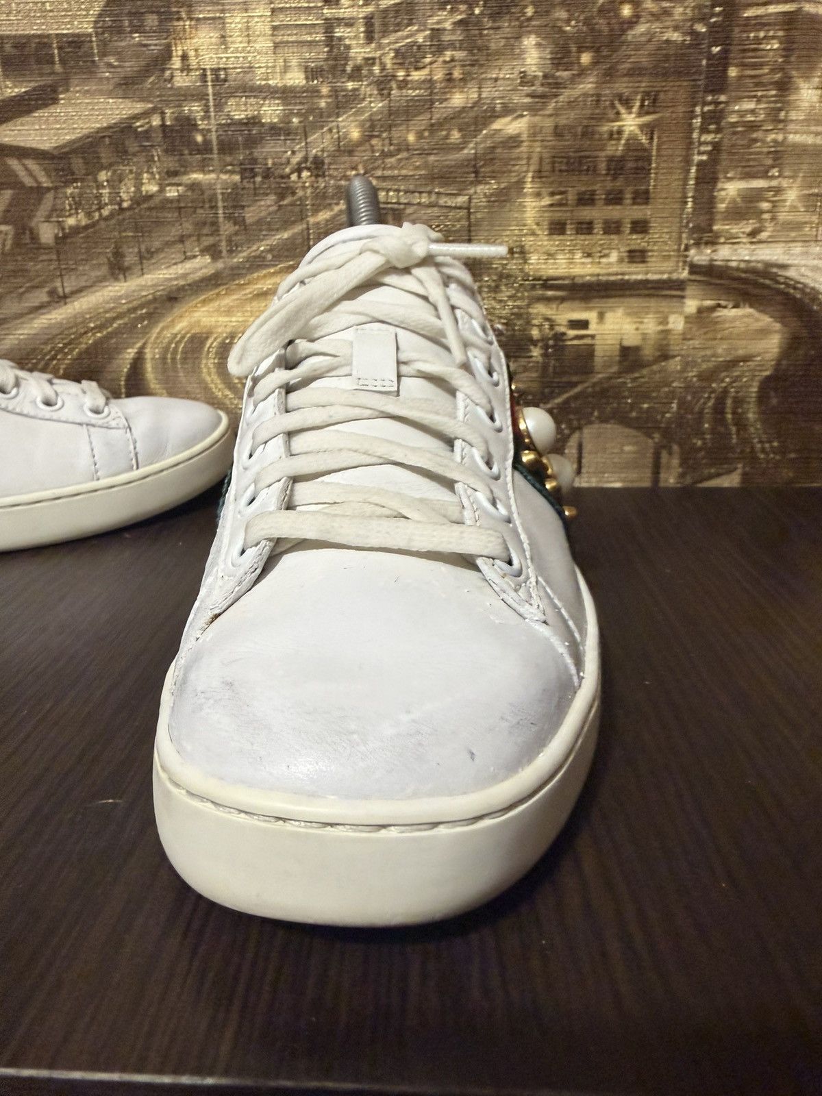 Gucci Gucci ACE Studded Pearl Size 35 1/2 Size US 5.5 / IT 35.5 - 7 Thumbnail