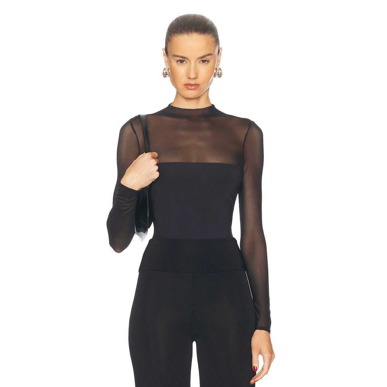 Kane & Unke SEROYA Brandi Bodysuit in Black Size Small NWOT Size S / US 4 / IT 40 - 1 Thumbnail