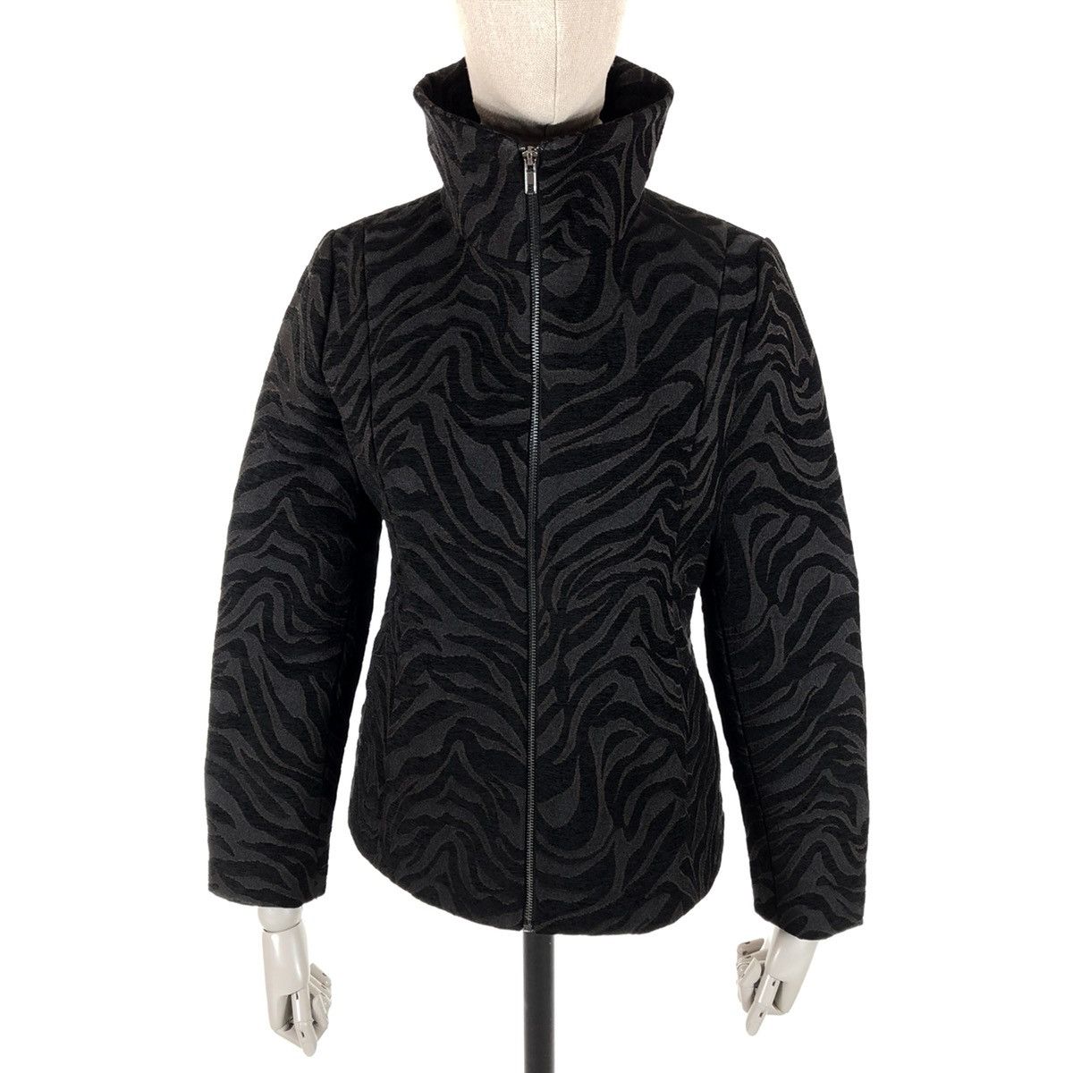 Desigual × Japanese Brand × Missoni DESIGUAL Lilosa Designer Full-Zip Long Sleeve Bomber Coat Down Jacket Size S / US 4 / IT 40 - 3 Thumbnail