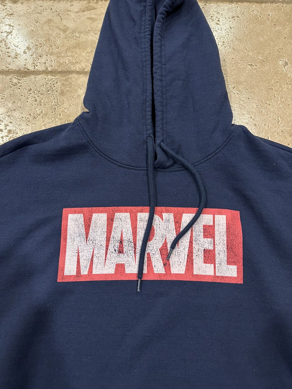 Marvel Comics Vintage Marvel Spiderman Web Pullover Navy Hoodie Size US L / EU 52-54 / 3 - 7 Thumbnail