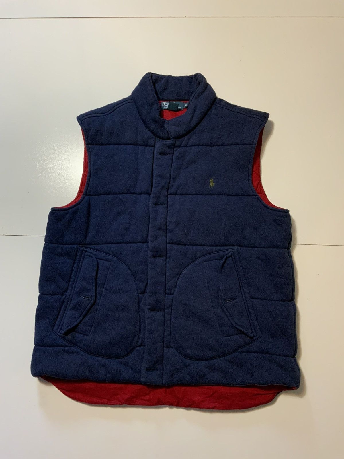 Polo Ralph Lauren Vintage Polo Ralph Lauren Pony Quilted Puffer Vest Jacket Size US XL / EU 56 / 4 - 1 Thumbnail