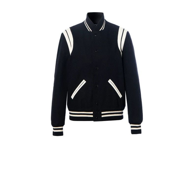Saint Laurent Paris Saint Laurent Paris Classic baseball jacket-2506 Size US M / EU 48-50 / 2 - 1 Thumbnail