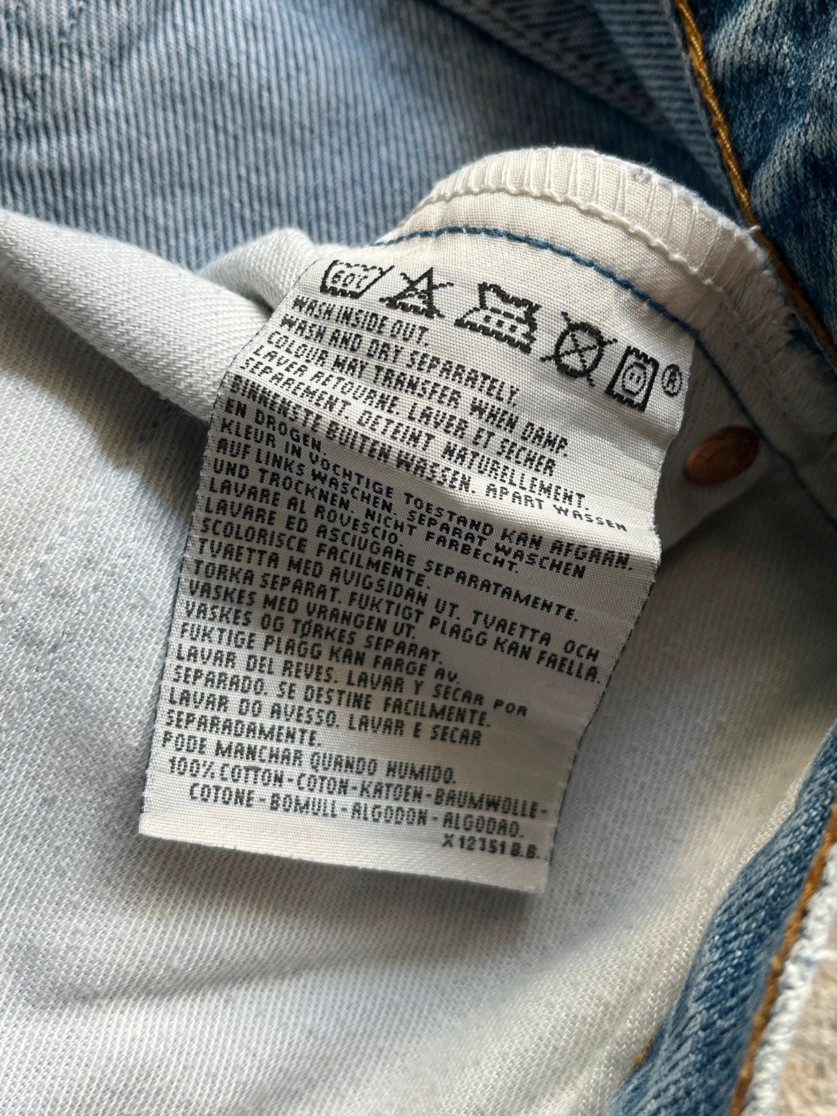 Levi's Levi’s 514 Jeans Sz W30 L34 Orange Tab Vintage 1996 Size 30" / US 8 / IT 44 - 11 Thumbnail