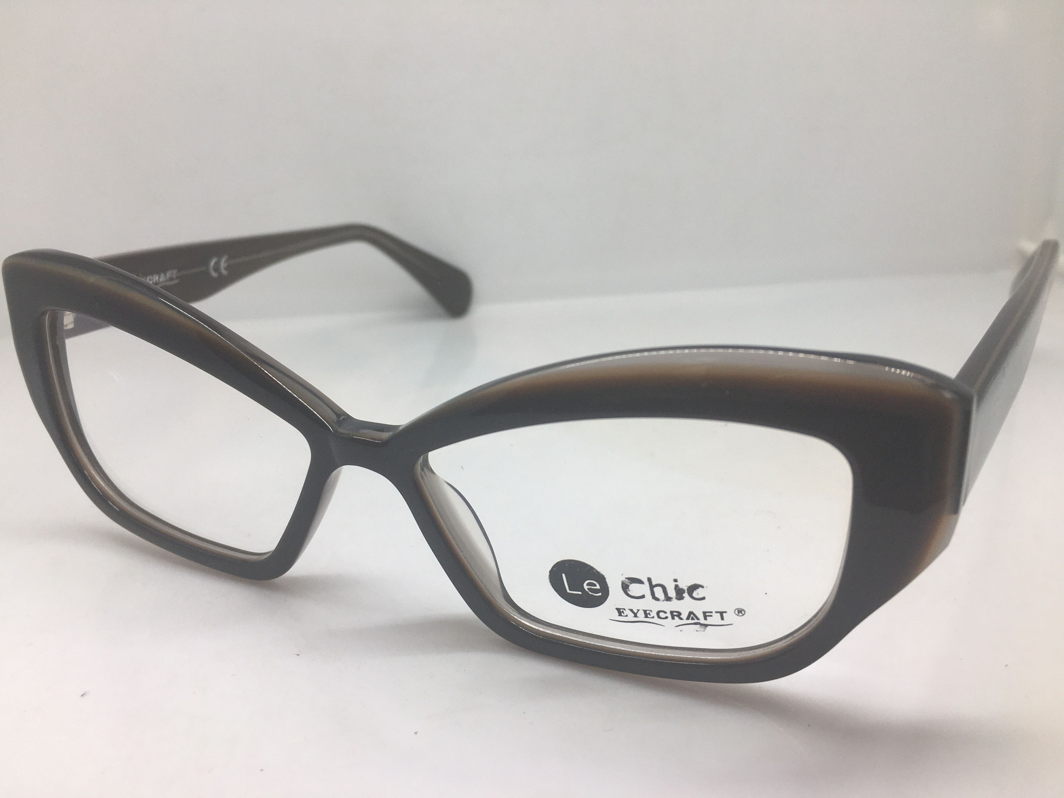 Other EYECRAFT 3011D Handmade Woman Cateye Eyeglasses Size ONE SIZE - 3 Thumbnail