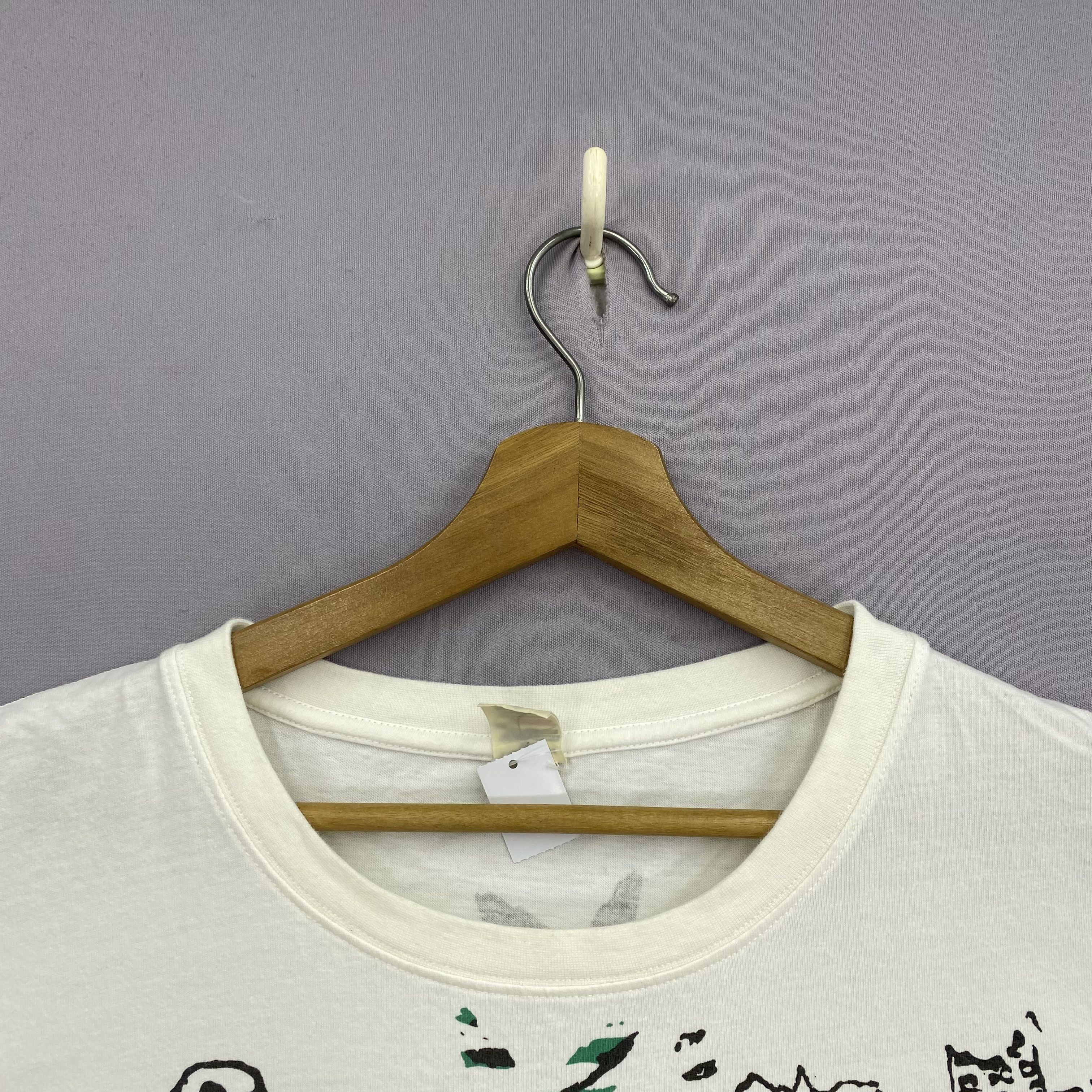 Japanese Brand × Vintage Vintage Y2K Japanese Arts T-Shirt Fuck Pop Art Crewneck Tee Size US XXL / EU 58 / 5 - 5 Thumbnail