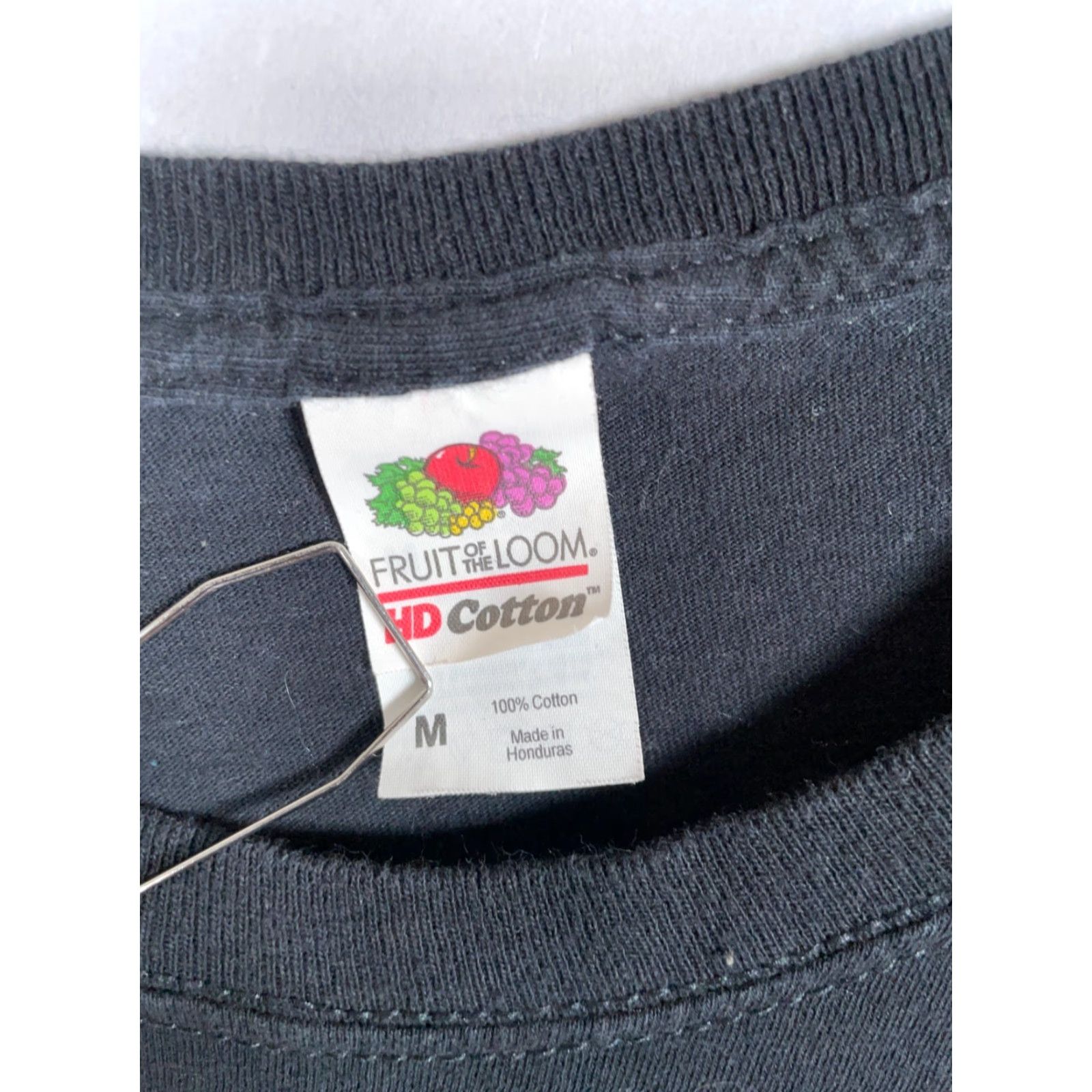Fruit Of The Loom VINTAGE Fruit of the Loom Men's T-Shirt Adult Small Black Retro 90s Cars Double-Sided Size US S / EU 44-46 / 1 - 3 Thumbnail