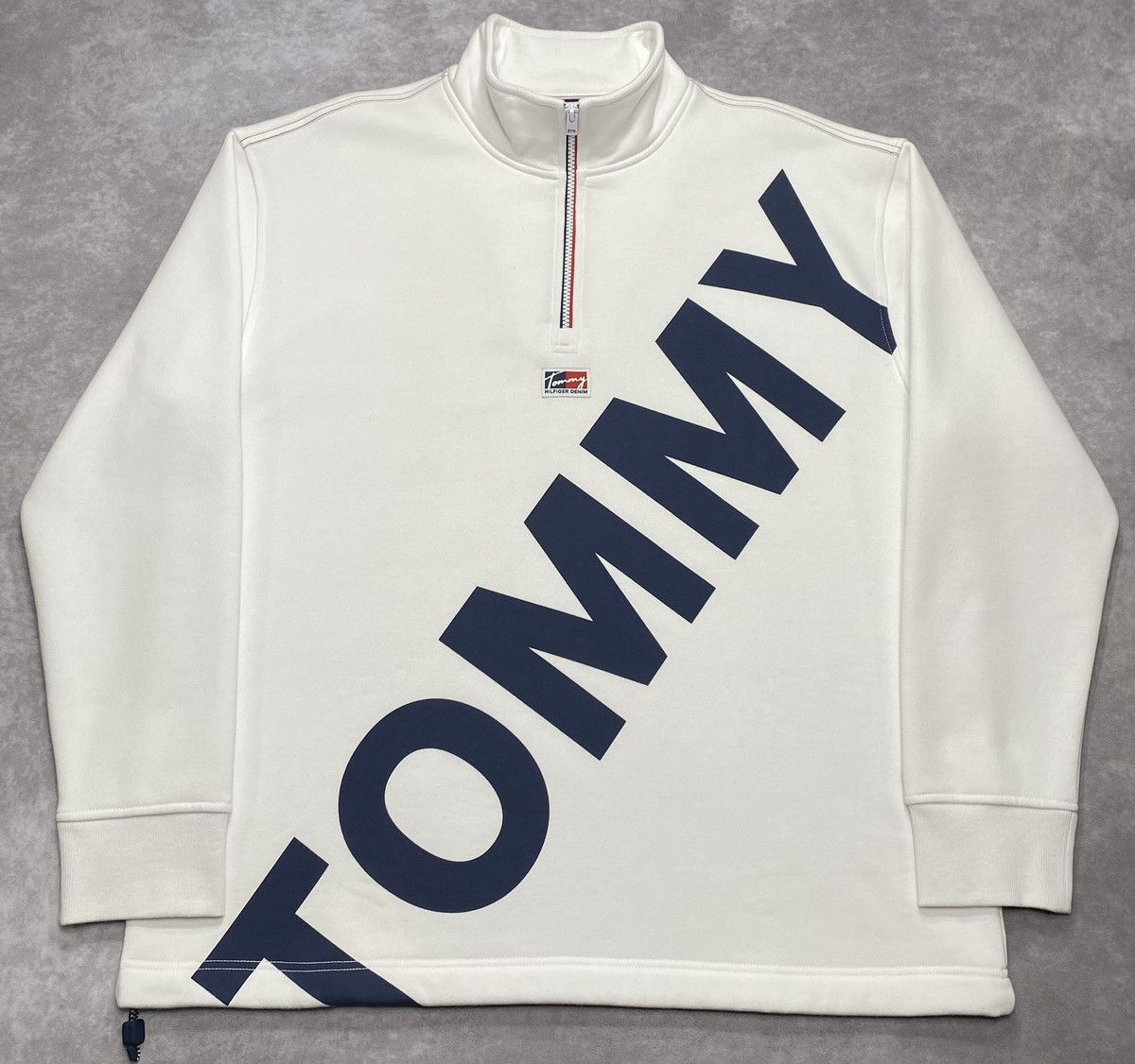 Tommy Hilfiger Tommy Hilfiger Denim Quarter Zip Size US L / EU 52-54 / 3 - 1 Thumbnail