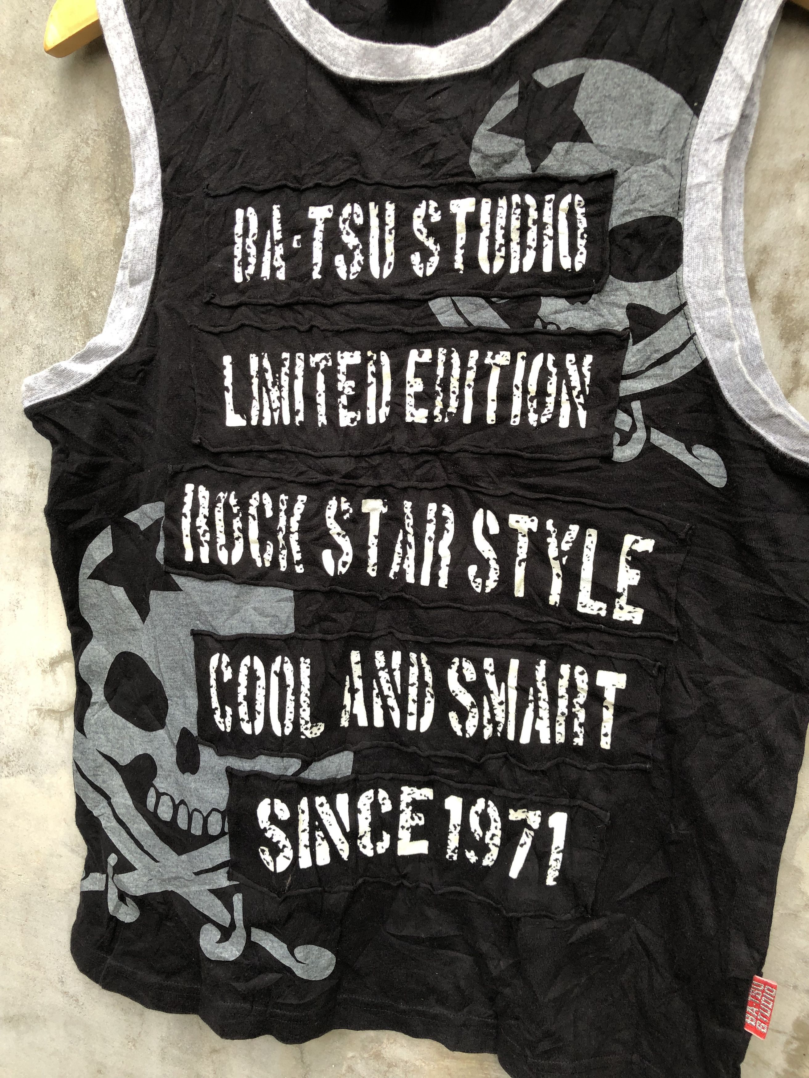 Beauty Beast Y2K Batsu Japanese Poem Tanktop Size US M / EU 48-50 / 2 - 2 Thumbnail