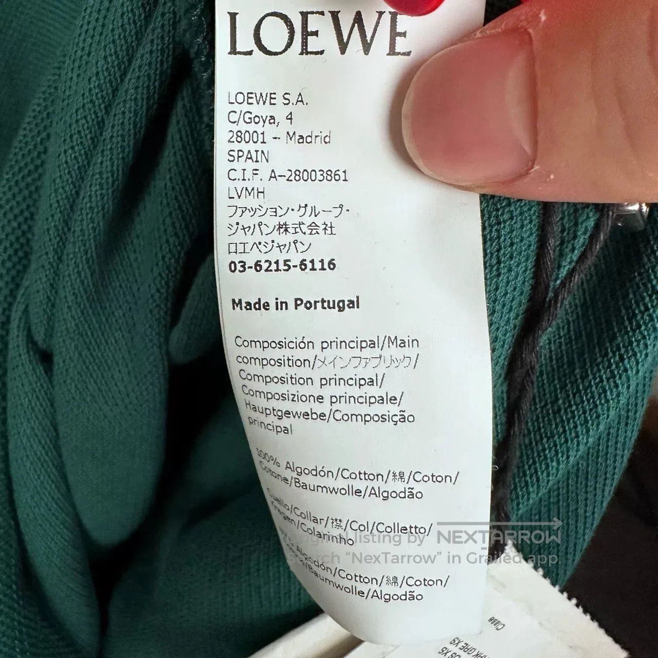 Loewe Loewe Classic Embroidered Logo Short. Size US XS / EU 42 / 0 - 4 Thumbnail