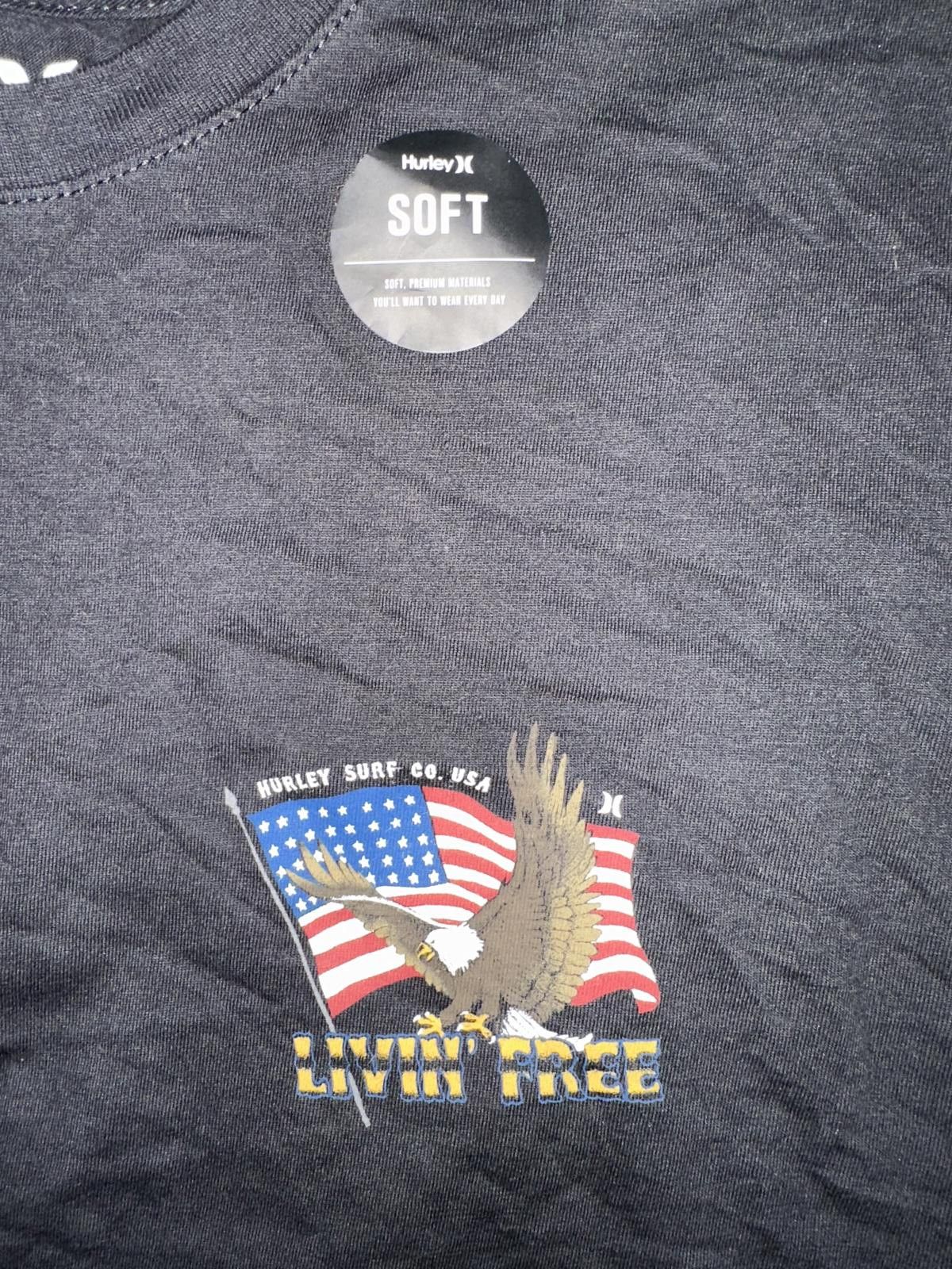 Hurley Hurley Men’s Premium Eagle Rider T-Shirt Size US M / EU 48-50 / 2 - 2 Thumbnail