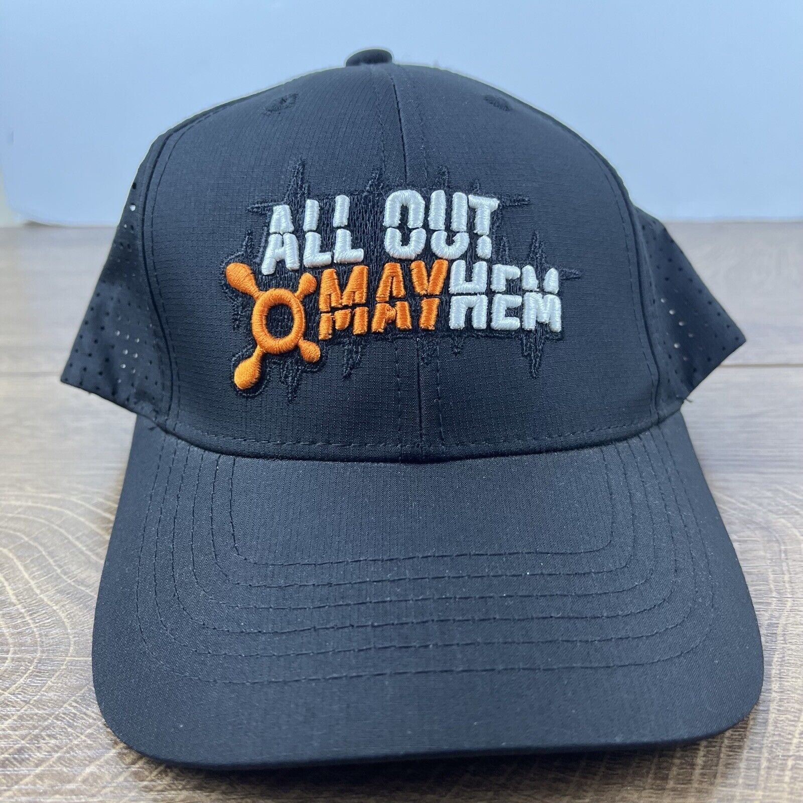 Other Mayhem Hat All Out Mayhem Hat Black Adjustable Hat Black Adu Size ONE SIZE - 2 Thumbnail