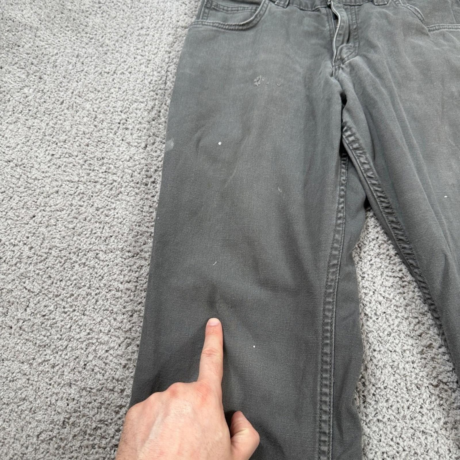 Carhartt Carhartt Rugged Flex Relaxed Fit Canvas Work Pants Men 30x28 Size US 30 / EU 46 - 12 Thumbnail