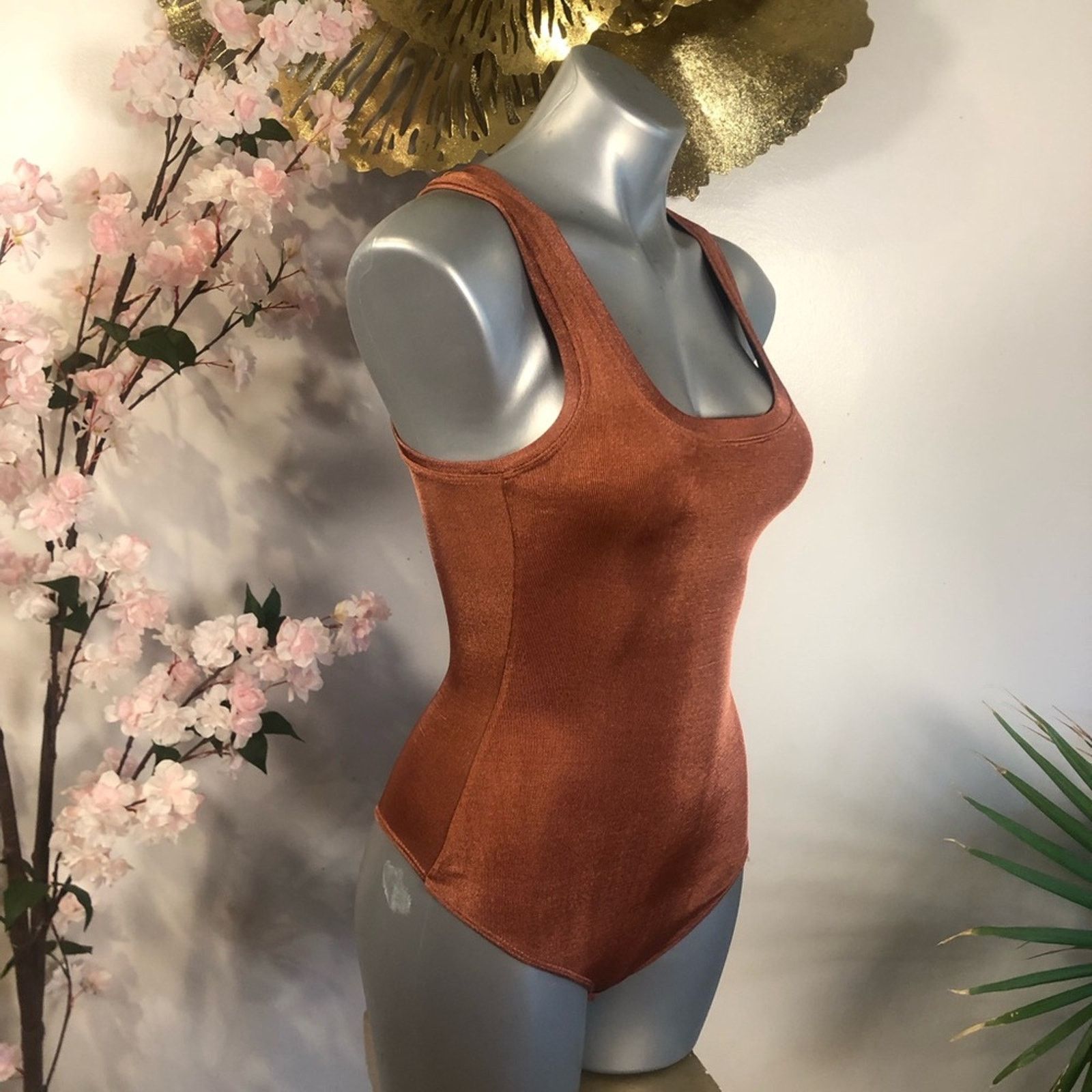 ALIX NYC Bodysuit top shirt brown Alix NY Size XS / US 0-2 / IT 36-38 - 3 Thumbnail