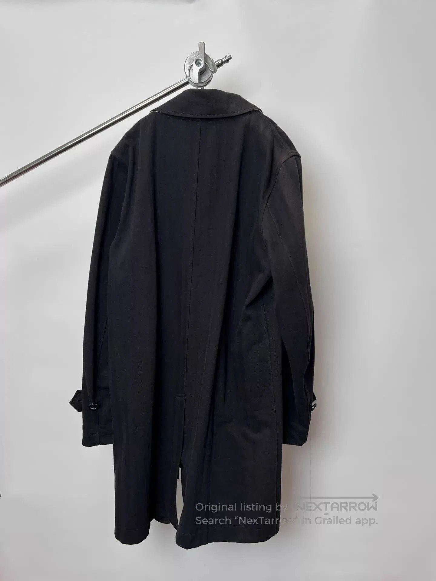 Undercover Black Long Coat with Collar . Size US L / EU 52-54 / 3 - 7 Thumbnail