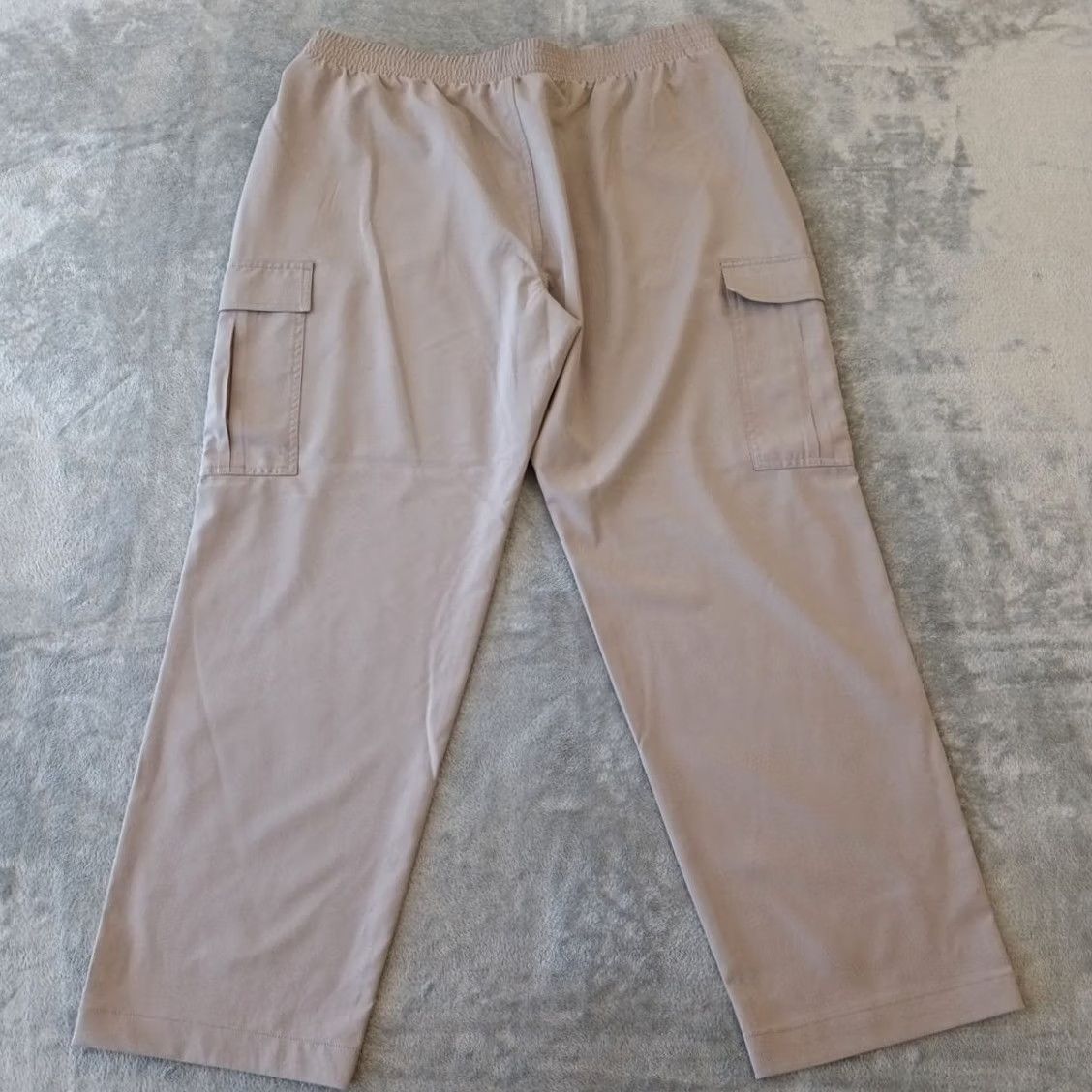 Calvin Klein Calvin Klein Pants Womens Large Gray Pull On Cargo Pockets 36x28 High Rise Size 36" / US 14 / IT 50 - 6 Thumbnail