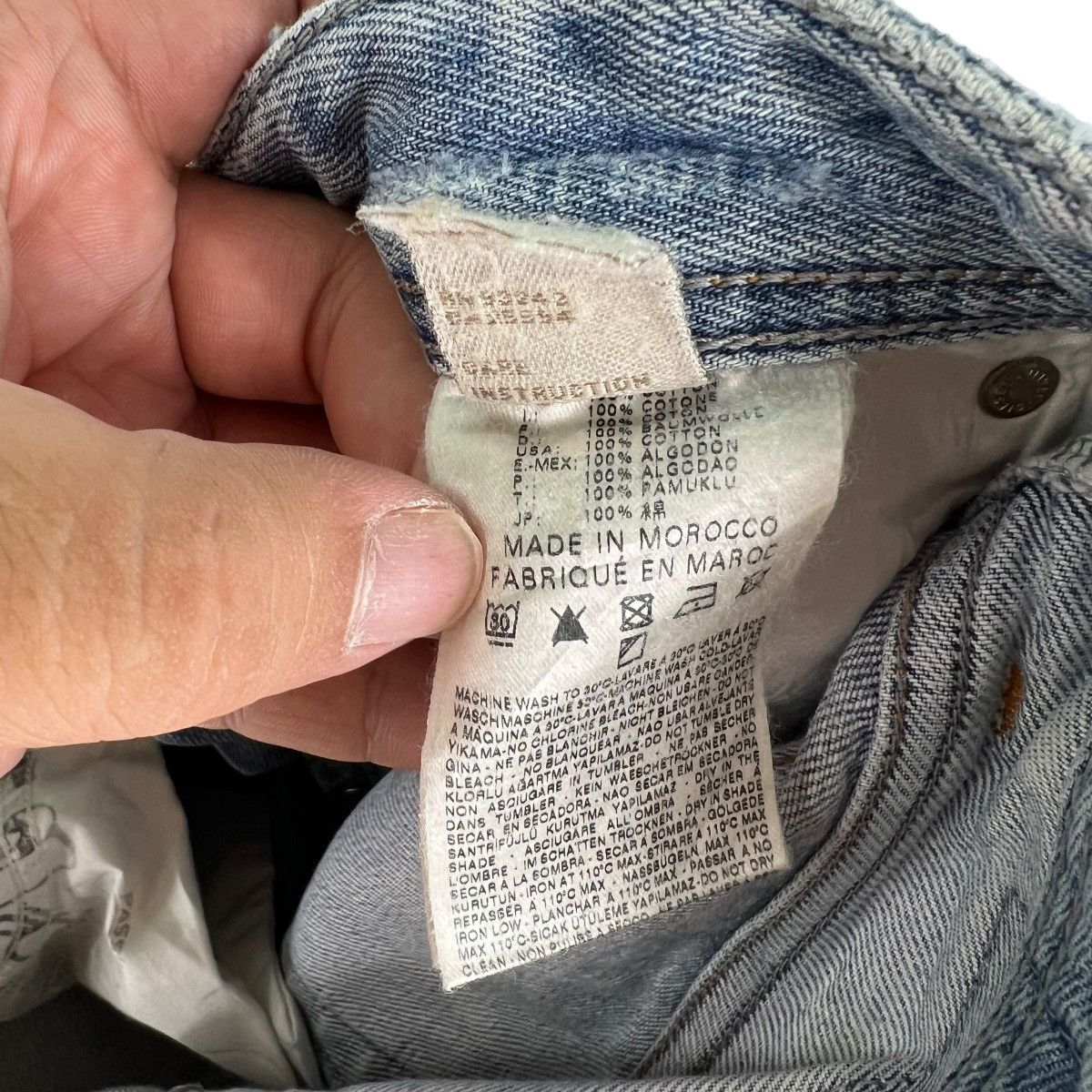 Diesel 🔥VINTAGE FLARE DENIM JEANS BOW CUT DIESEL INDUSTRY Size US 34 / EU 50 - 13 Thumbnail