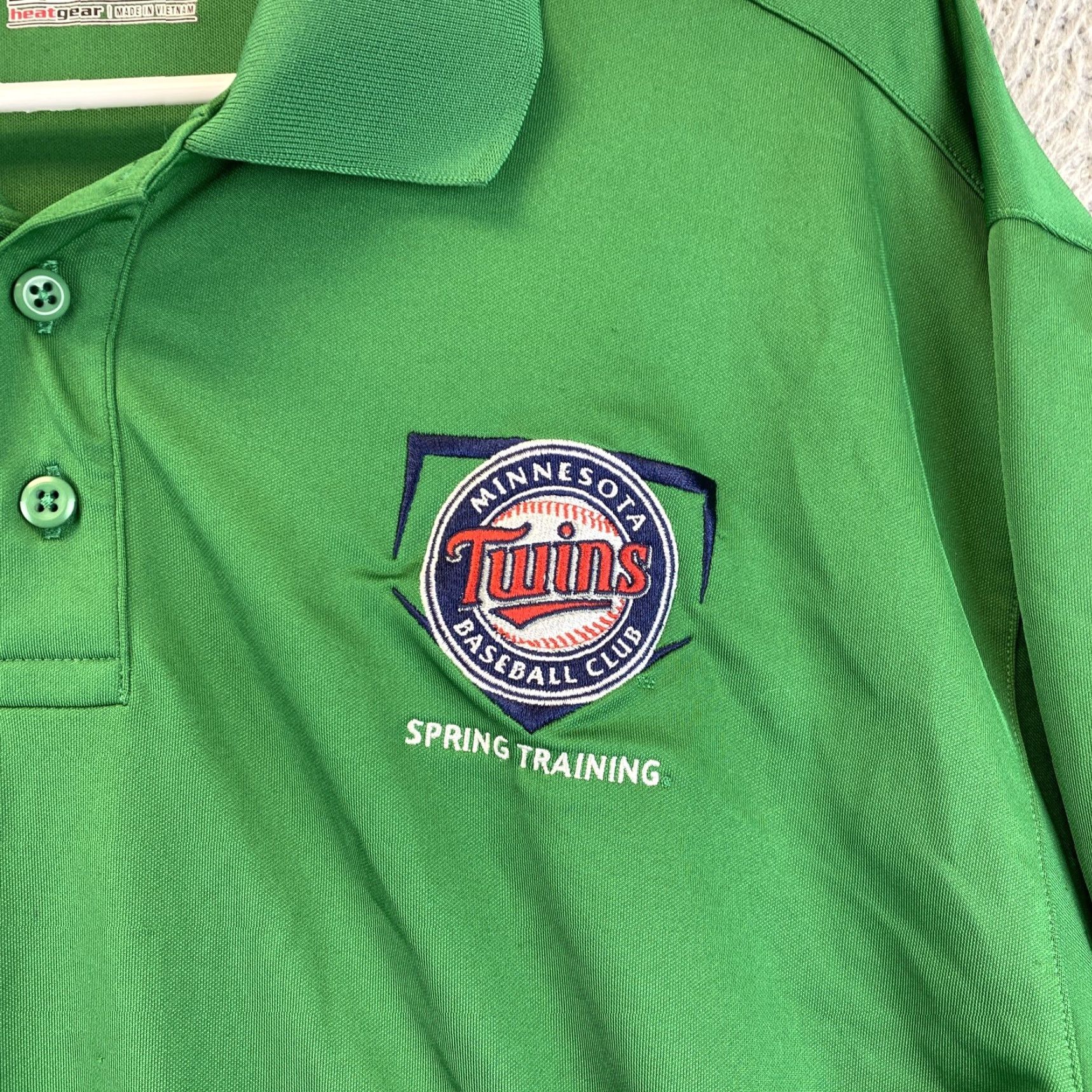 Under Armour Under Armour Polo Shirt XL Green Solid Heatgear Golf Short Sleeve Regular Men 48-46 /-46-48-46-? Size US XL / EU 56 / 4 - 2 Thumbnail