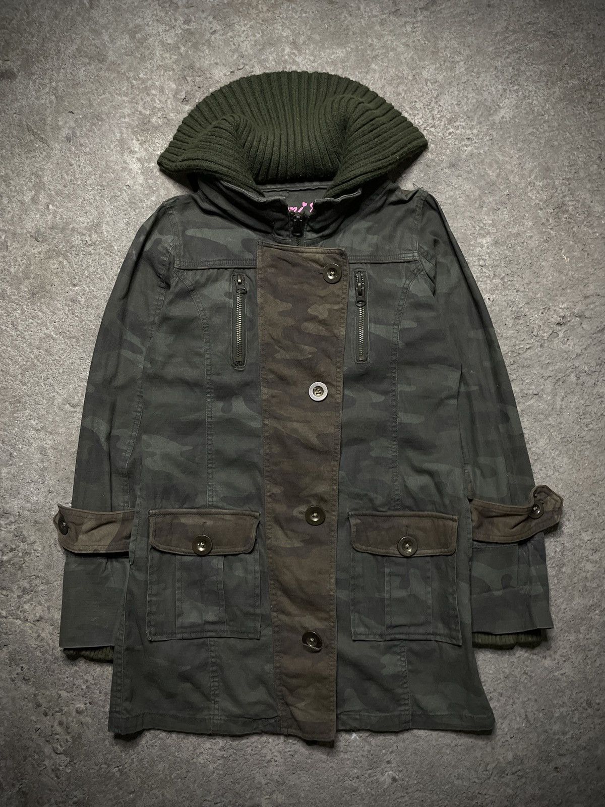 Japanese Brand 2000’s Public Space - Apocalypse Style Camo Parka Size US M / EU 48-50 / 2 - 1 Thumbnail