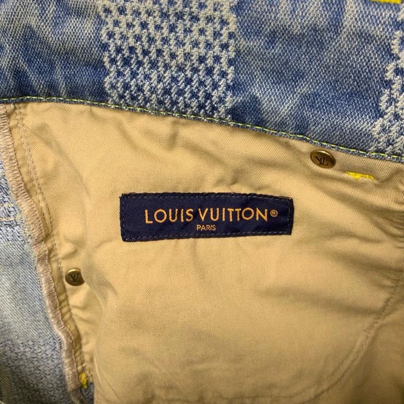 Louis Vuitton Louis Vuitton Checker Jeans Size US 33 - 3 Thumbnail