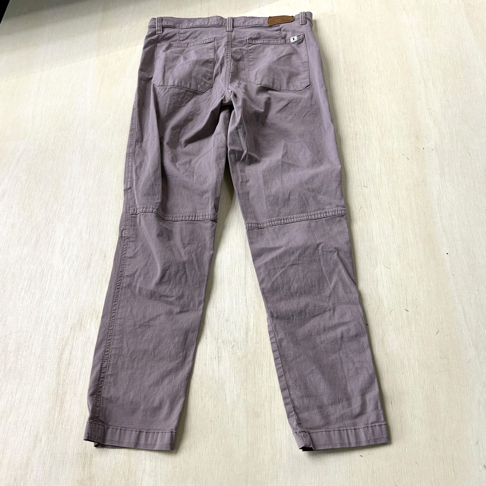 Lucky Brand Lucky Brand Womens Pants Regular 4 Purple Twill Cargo Stretch Pockets Casual Zip Zipper Fit Size 27" / US 4 / IT 40 - 4 Thumbnail