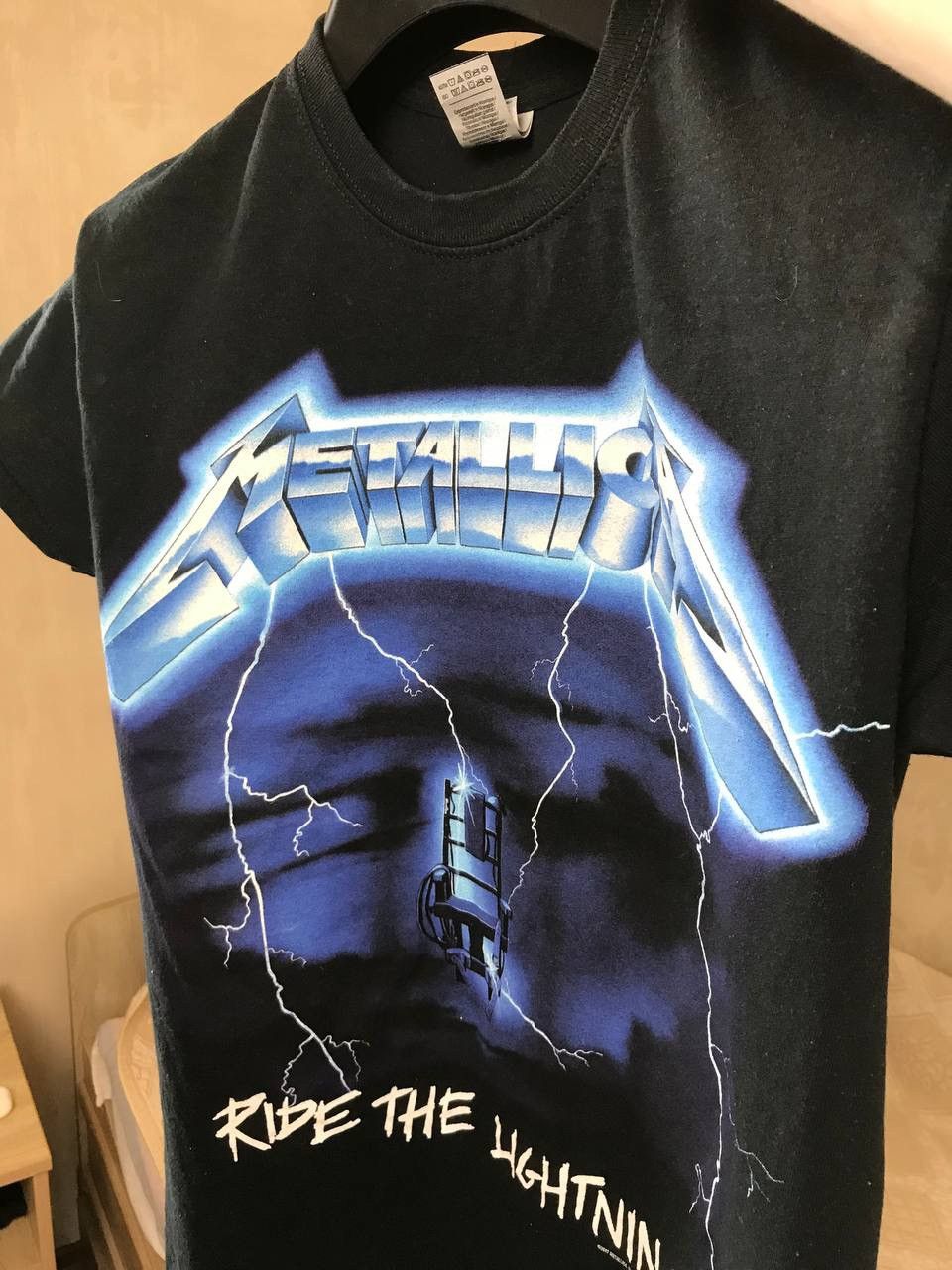 Metallica 🔥 Metallica 2017 Ride The Lightning Album T Shirt Metal Band Size US S / EU 44-46 / 1 - 7 Thumbnail