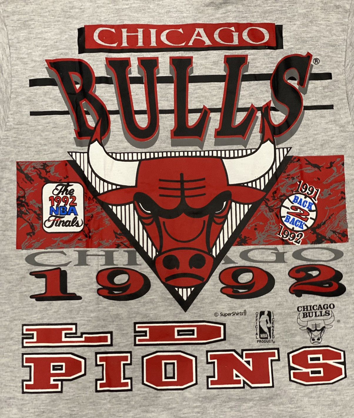 Other 1992 Chicago bulls t-shirt Size US L / EU 52-54 / 3 - 3 Thumbnail