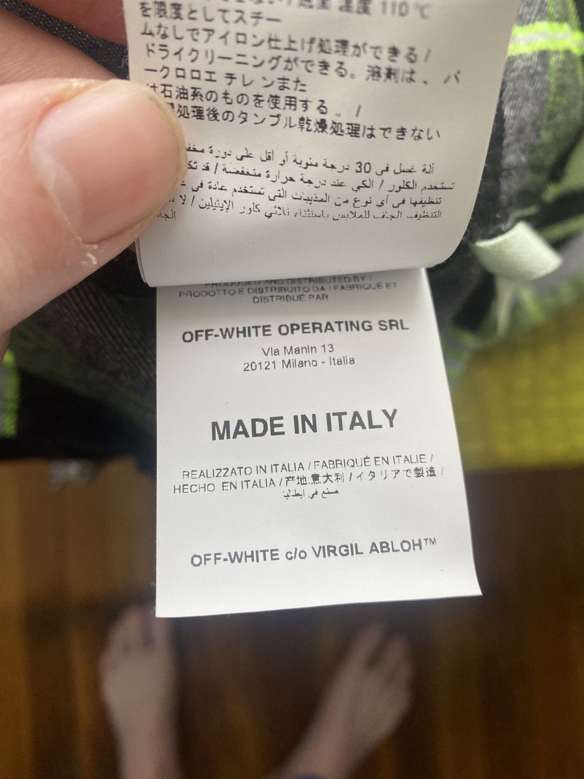 Off-White Off White Ghost Green Flannel Size US XL / EU 56 / 4 - 5 Thumbnail