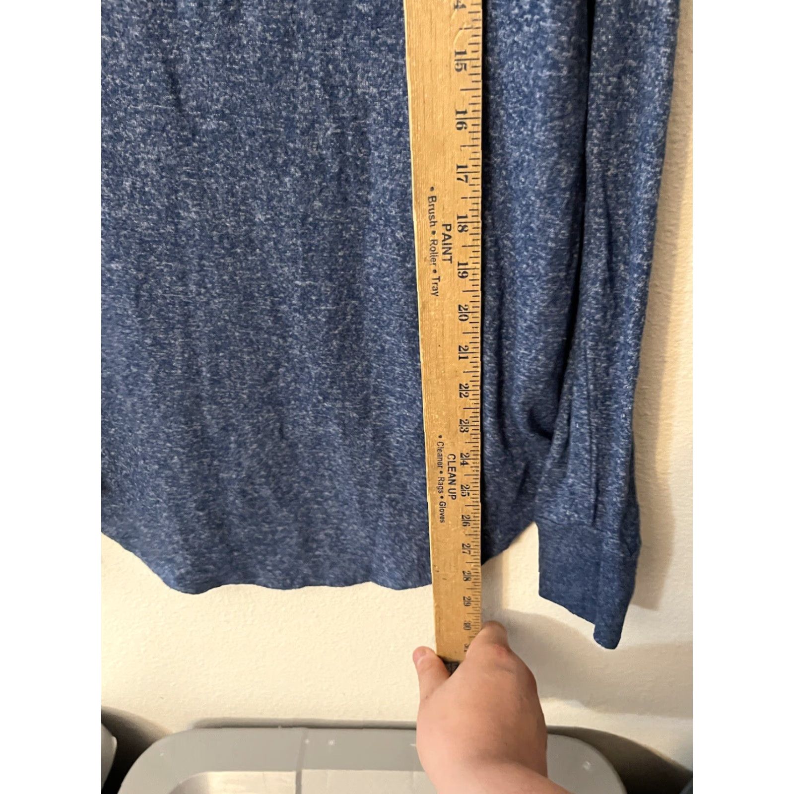 Gap VINTAGE Gap Shirt Women S Blue Solid Round Neck Long Sleeve Adult Small Oversized 90s Womens Size S / US 4 / IT 40 - 4 Thumbnail