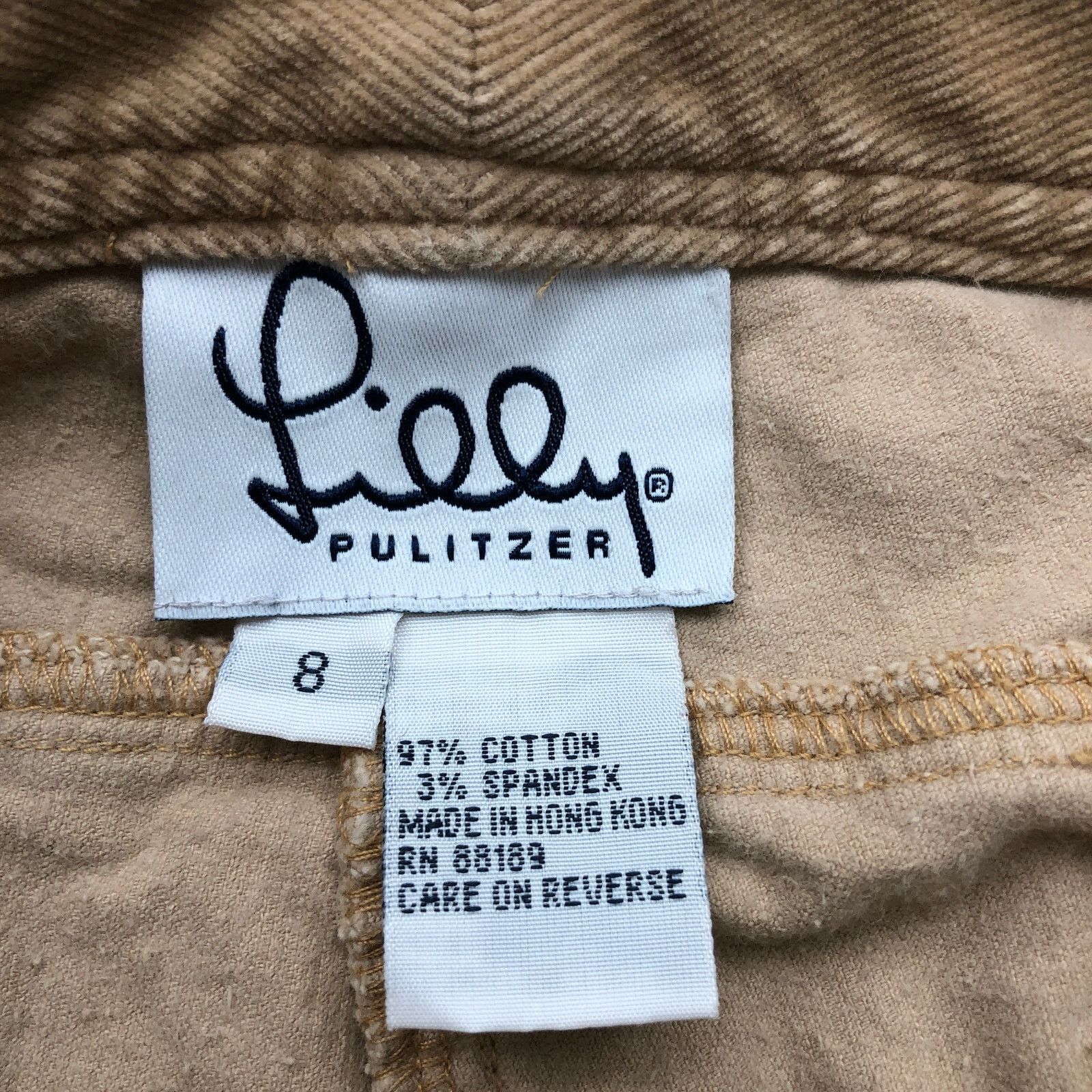 Lilly Pulitzer Lilly Pulitzer Corduroy Pants Womens 8 Wide Leg Yellow Size 30" / US 8 / IT 44 - 4 Thumbnail