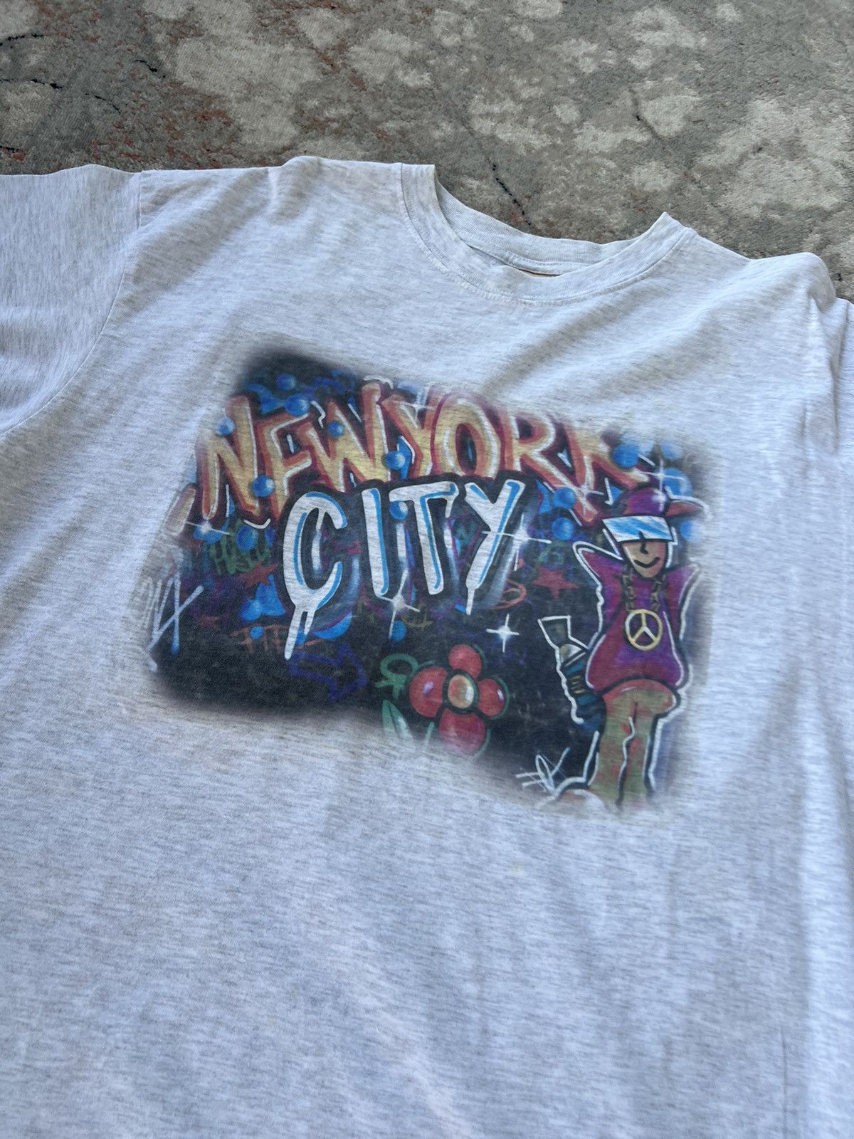 Jerzees Vintage New York Jerzees Tee Size US XL / EU 56 / 4 - 2 Thumbnail