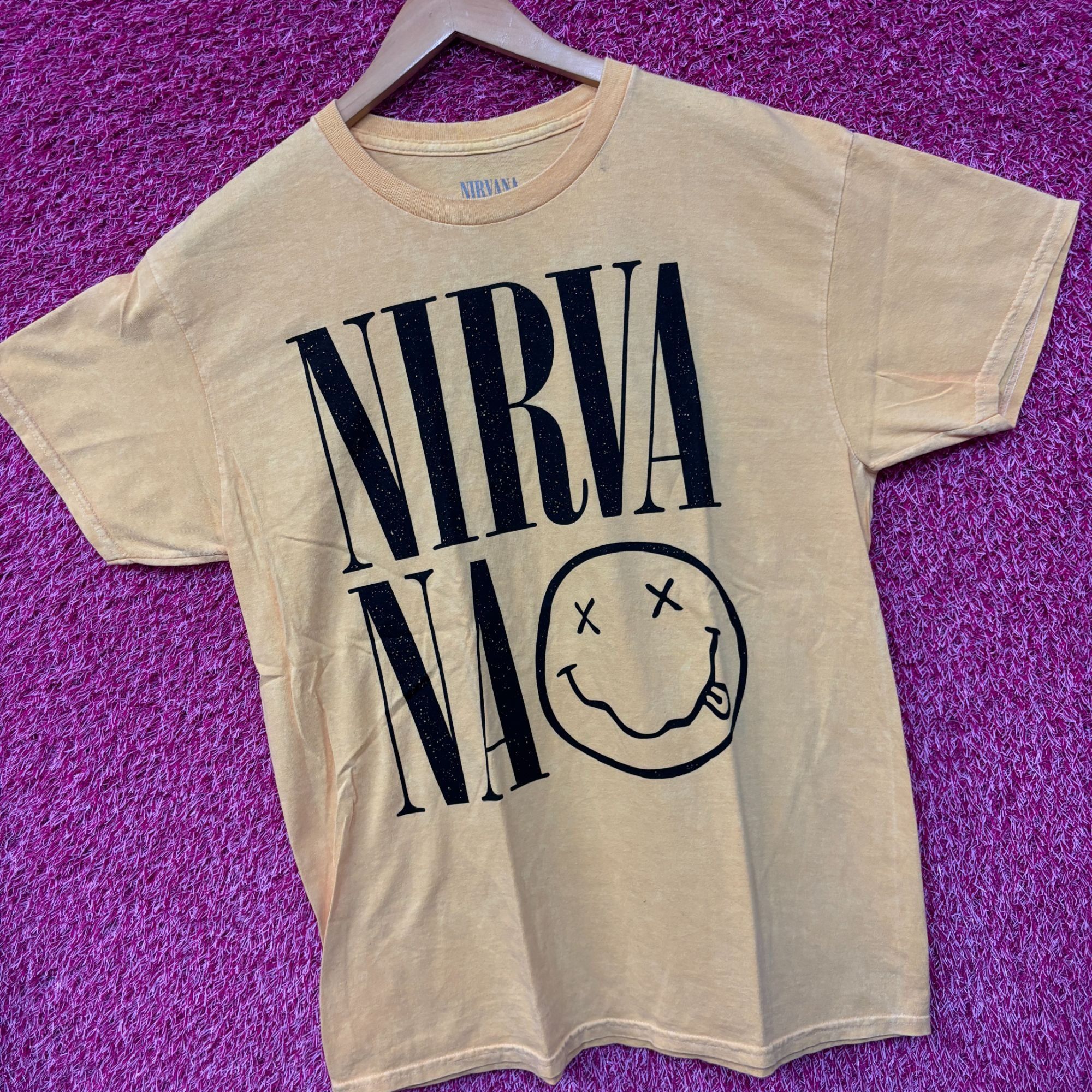 Nirvana Nirvana Spell-Out Nevermind Smiley Face Grunge Tee Large Size US L / EU 52-54 / 3 - 2 Thumbnail