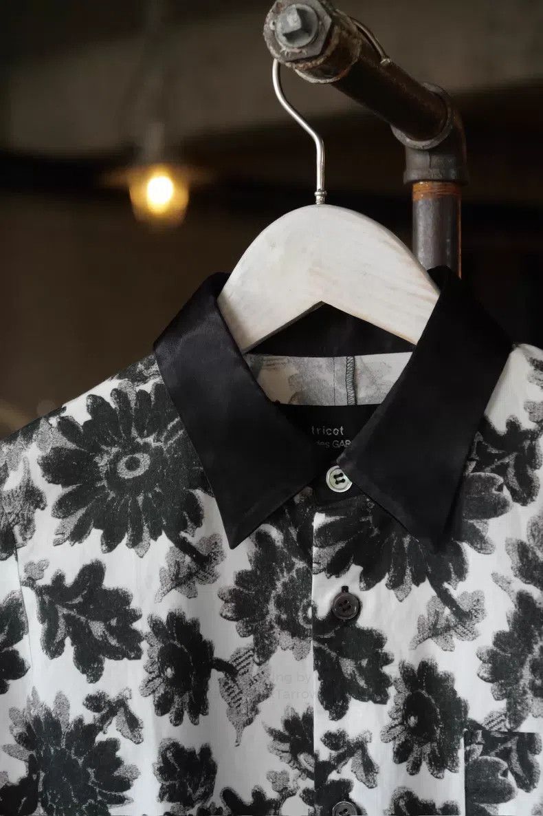 Comme des Garcons Comme Des Garcons Black and White Floral Print Seven-eight Size M / US 6-8 / IT 42-44 - 3 Thumbnail
