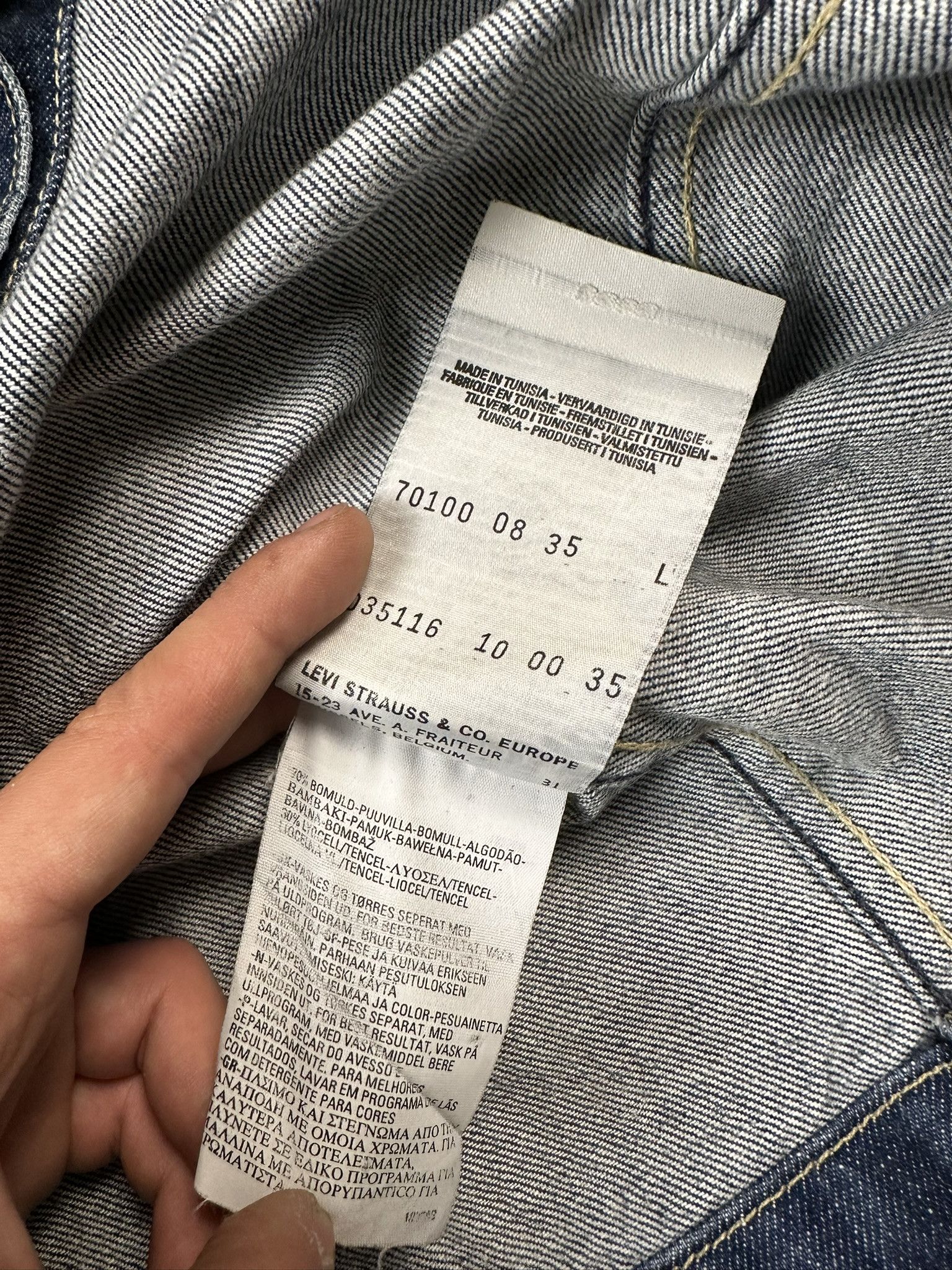 Engineered Garments × Levi's Y2k Levi's Engineered Denim Vintage Jacket Size US L / EU 52-54 / 3 - 8 Thumbnail