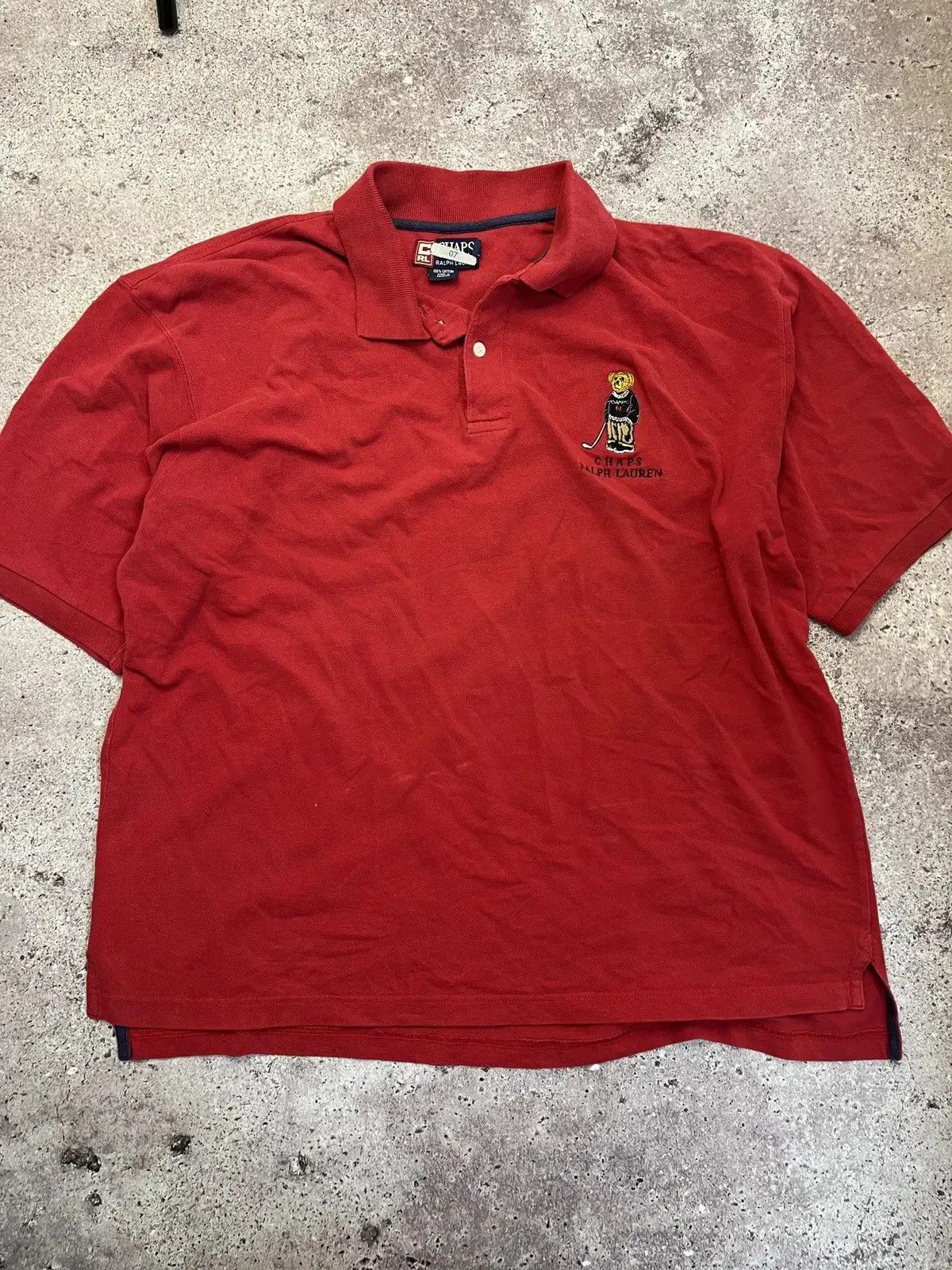 Chaps Ralph Lauren Chaps Ralph Lauren Vintage Polo T Shirt Size US XL / EU 56 / 4 - 1 Thumbnail